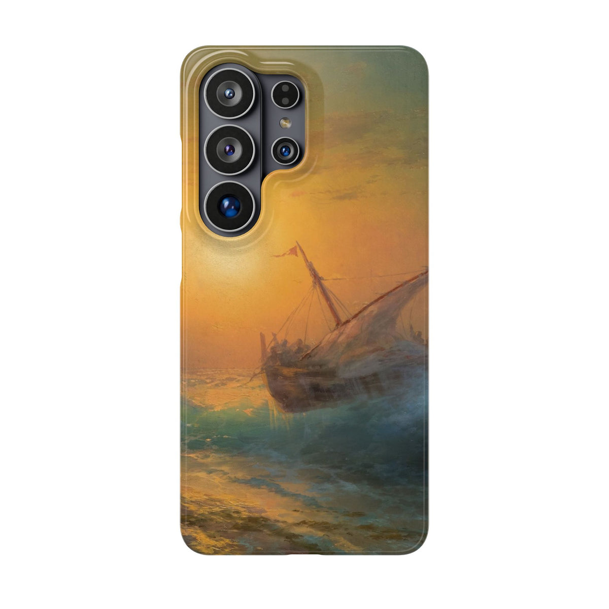 Stormy Sea at Sunset by Ivan Aivazovsky - Samsung Slim Case