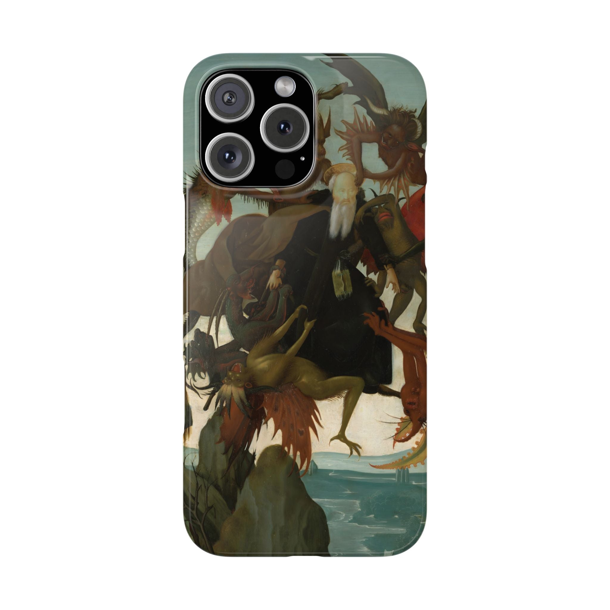 The Torment of Saint Anthony by Michelangelo - iPhone Slim Case