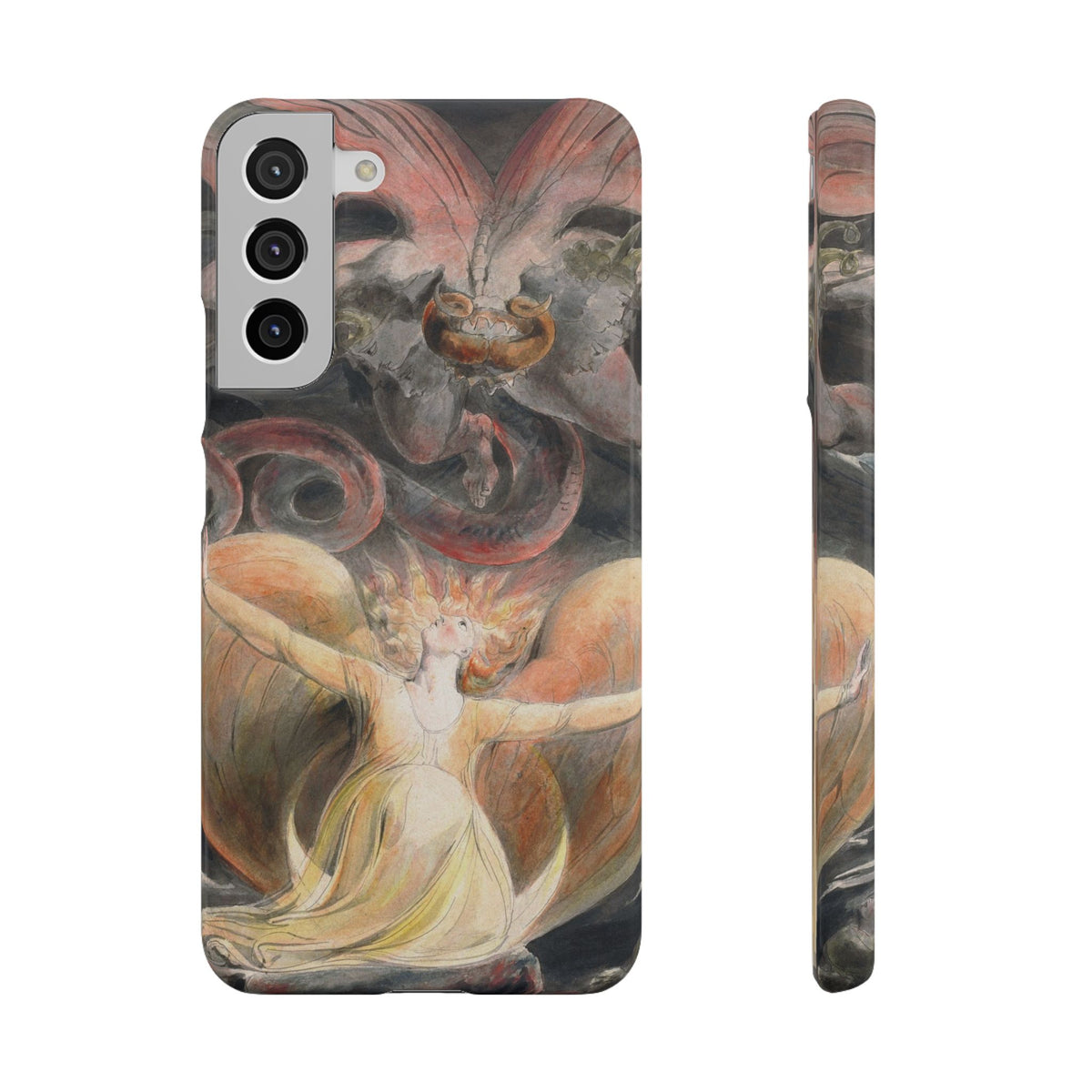 The Great Red Dragon and the Woman Clothed with the Sun by William Blake - Samsung Slim Case