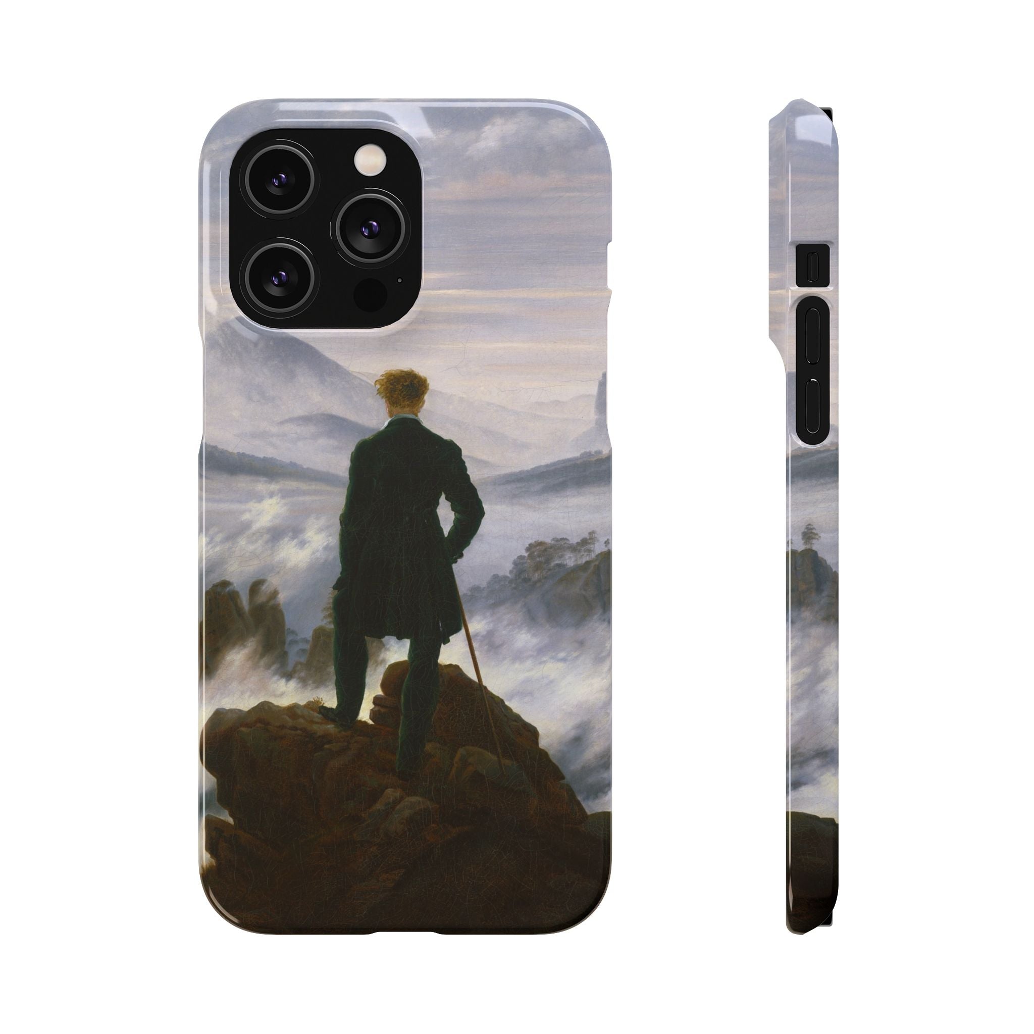 The Wanderer above the Sea of Fog by Caspar David Friedrich - iPhone Slim Case