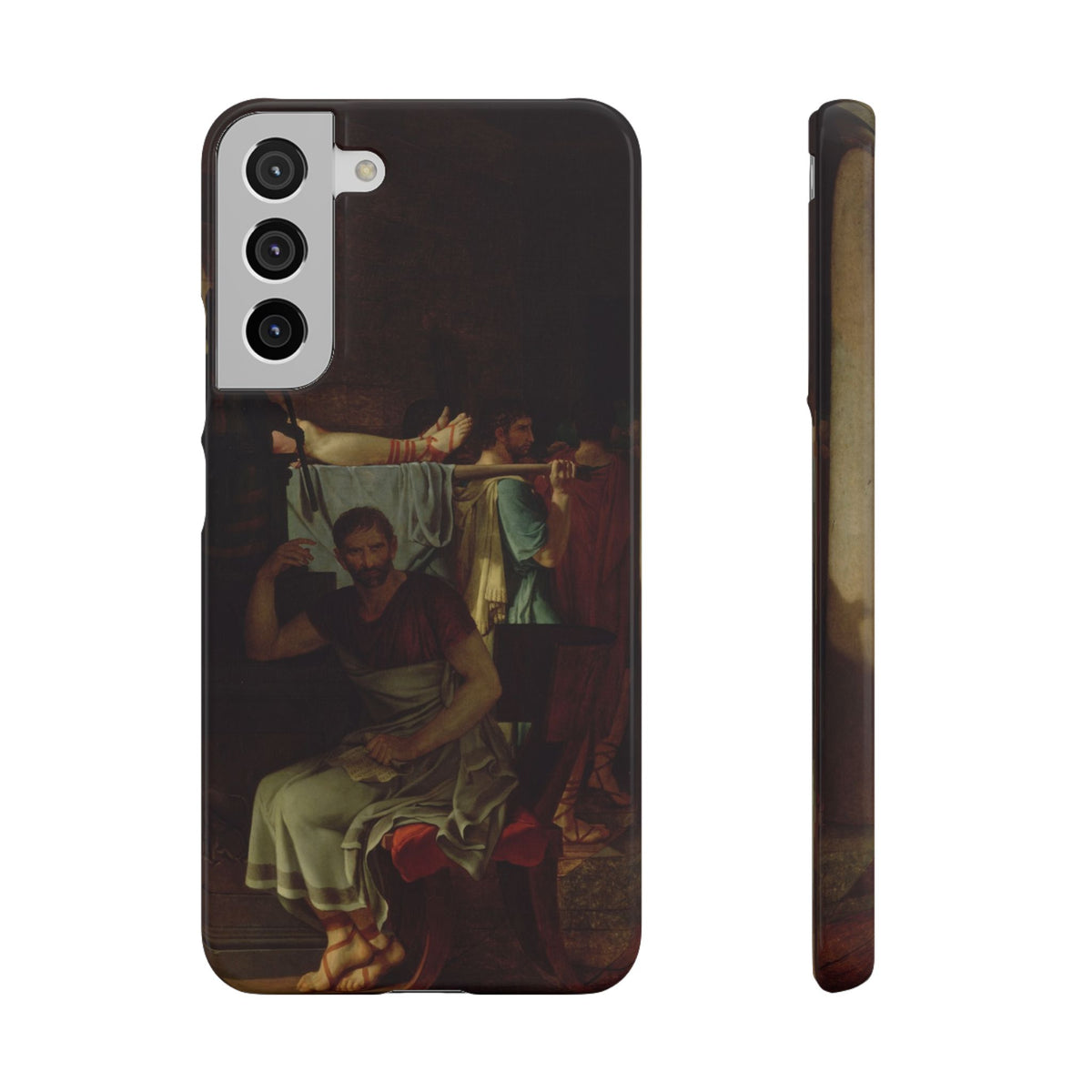 The Lictors Bring to Brutus the Bodies of His Sons I by Jacques-Louis David - Samsung Slim Case