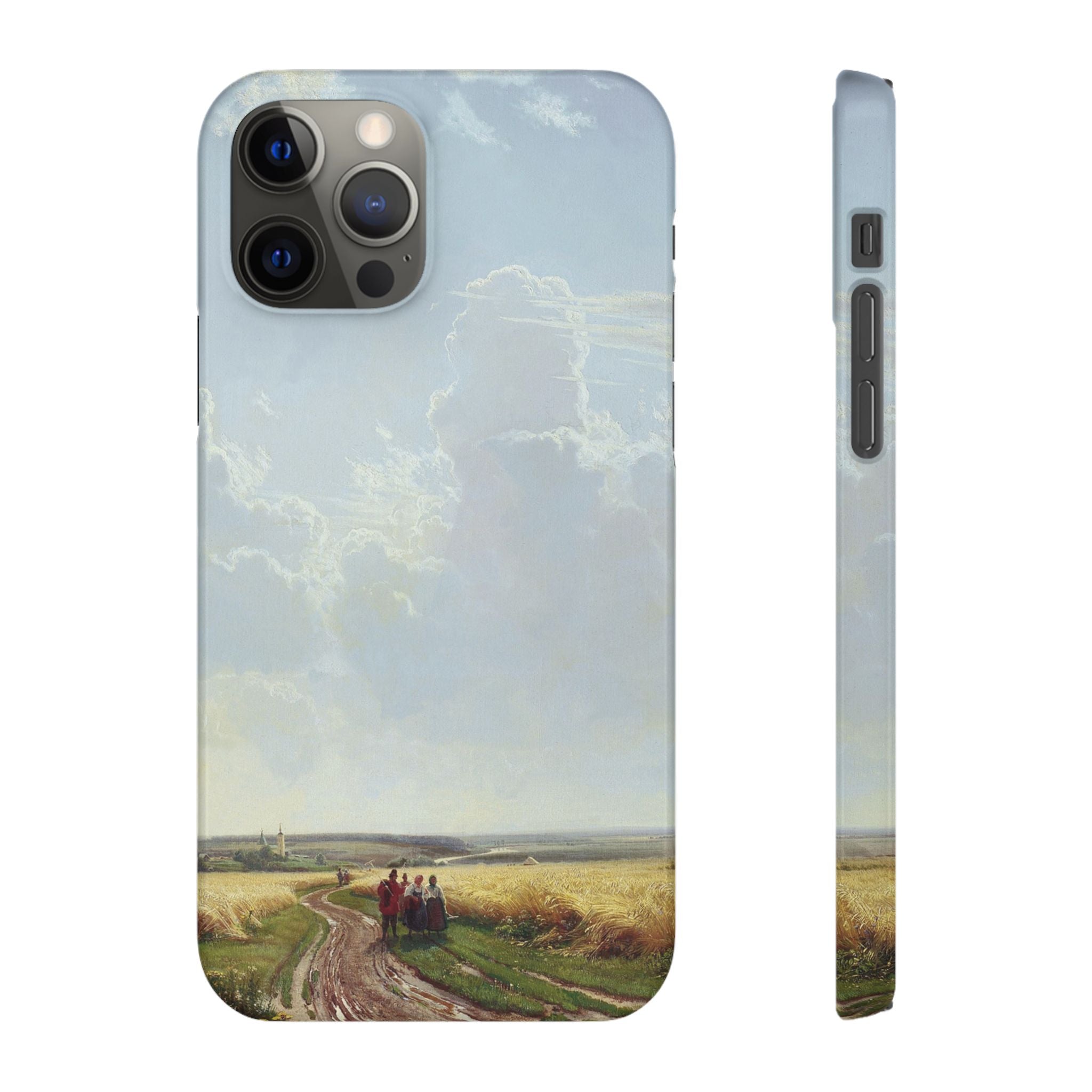 Midday in the Neighbourhood of Moscow by Ivan Ivanovich Shishkin - iPhone Slim Case