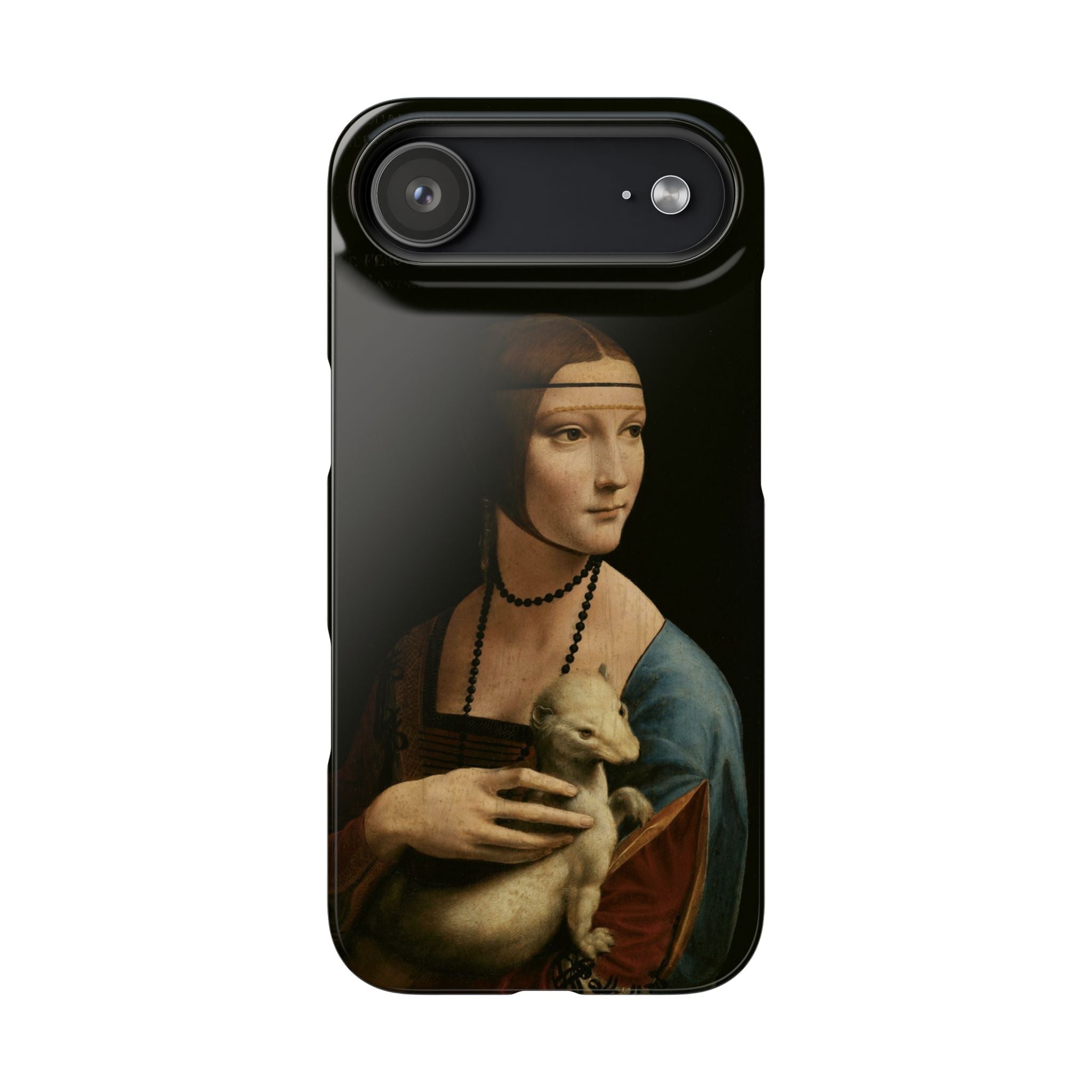 Lady with an Ermine by Leonardo da Vinci - iPhone Slim Case