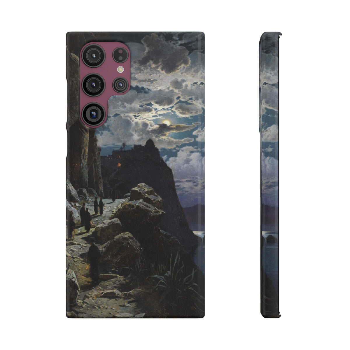 Procession of Monks on Mount Athos by Hermann Corrodi - Samsung Slim Case
