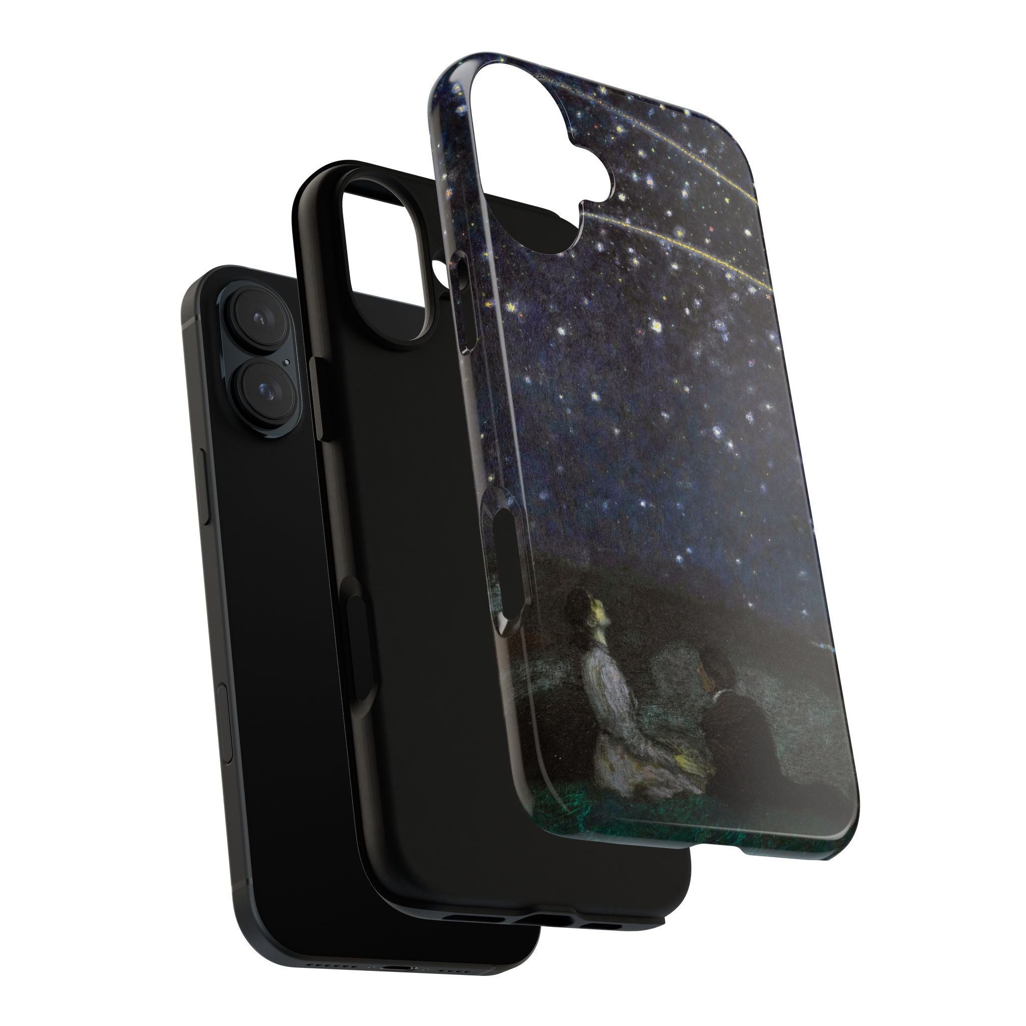 Falling Stars by Franz von Stuck - iPhone Tough Case