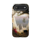 Chalk Cliffs on Rügen by Caspar David Friedrich - iPhone Tough Case