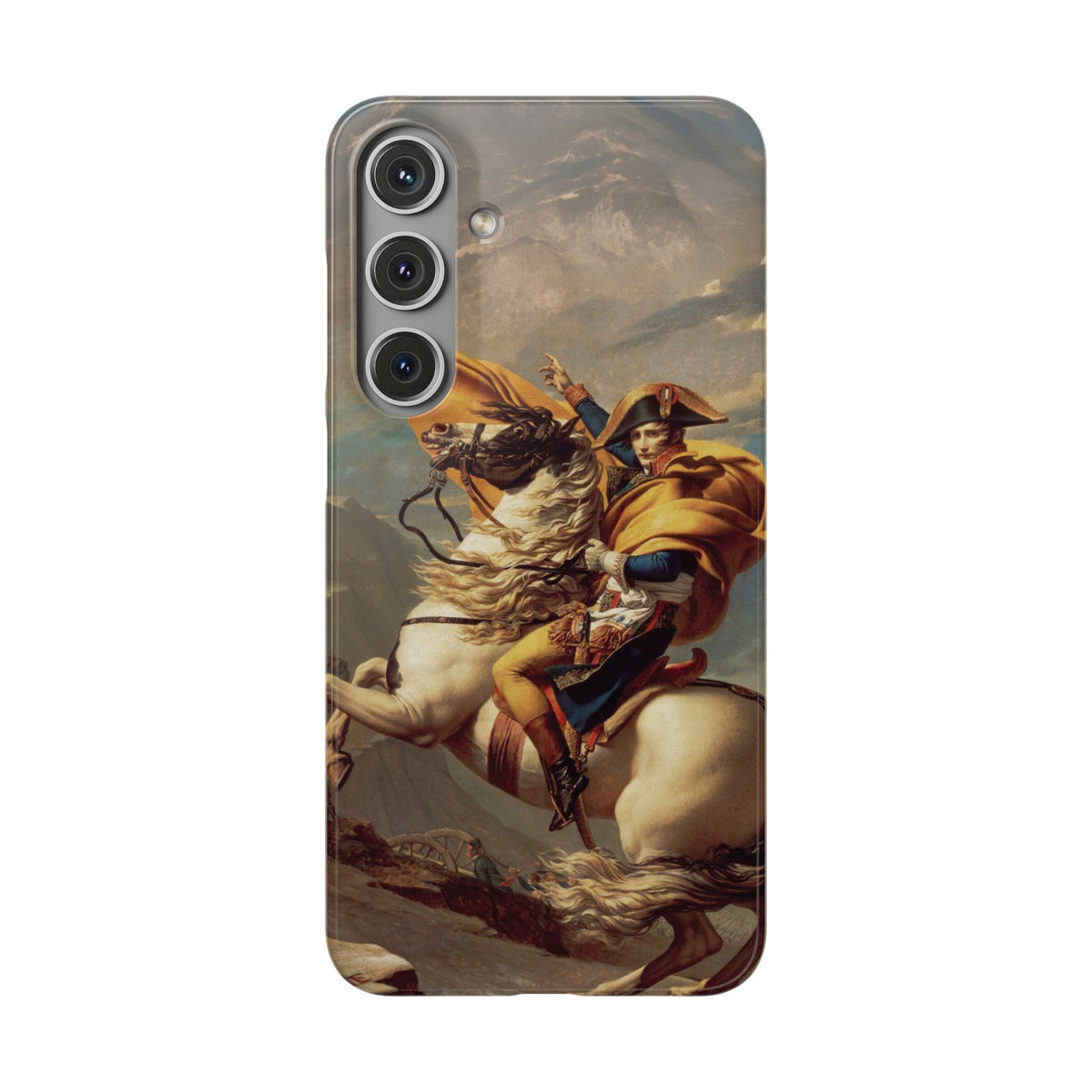 Napoleon at the Saint-Bernard Pass by Jacques-Louis David - Samsung Slim Case