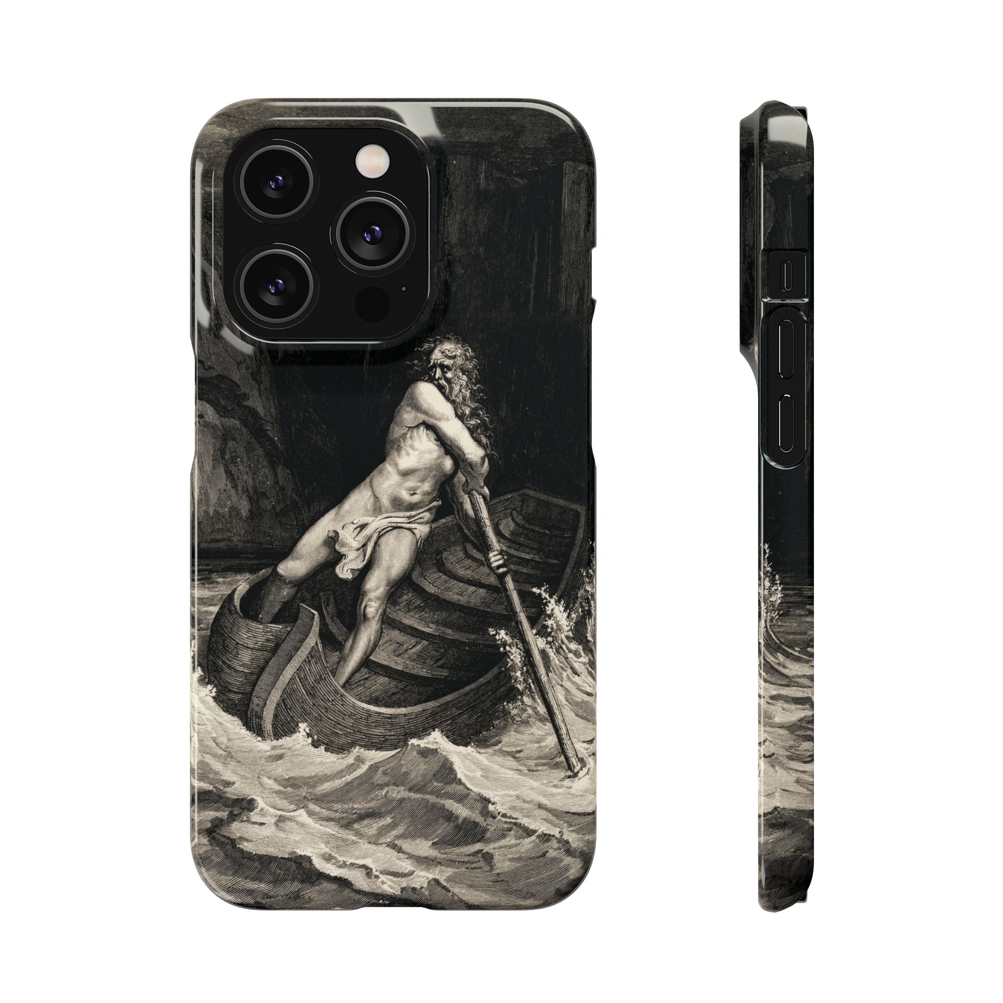 Canto III - Charon by Gustave Doré - iPhone Slim Case