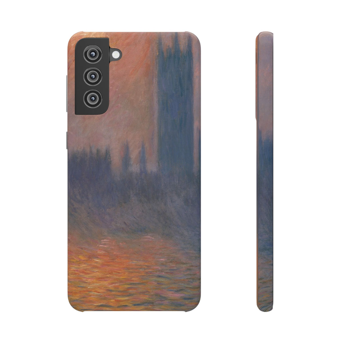 The Houses of Parliament Sunset by Claude Monet - Samsung Slim Case
