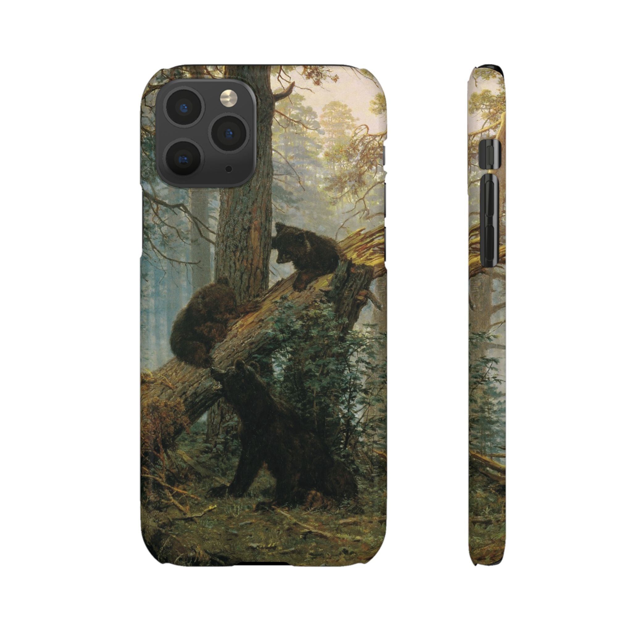 Morning in a Pine Forest by Ivan Ivanovich Shishkin - iPhone Slim Case