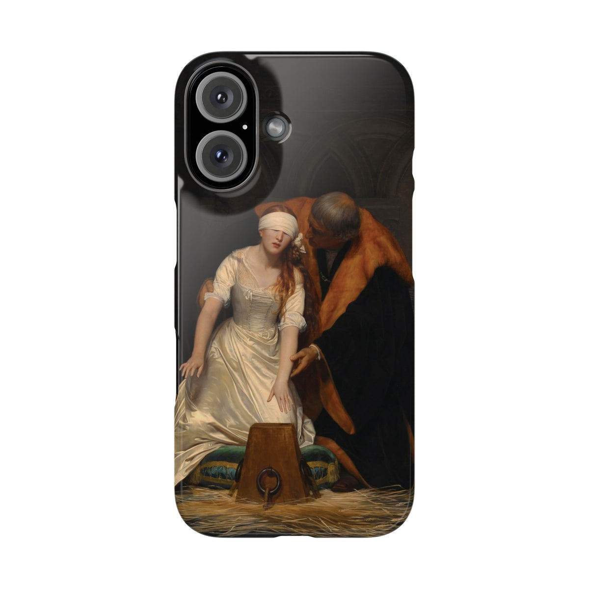 The Execution of Lady Jane Grey by Paul Delaroche - iPhone Slim Case