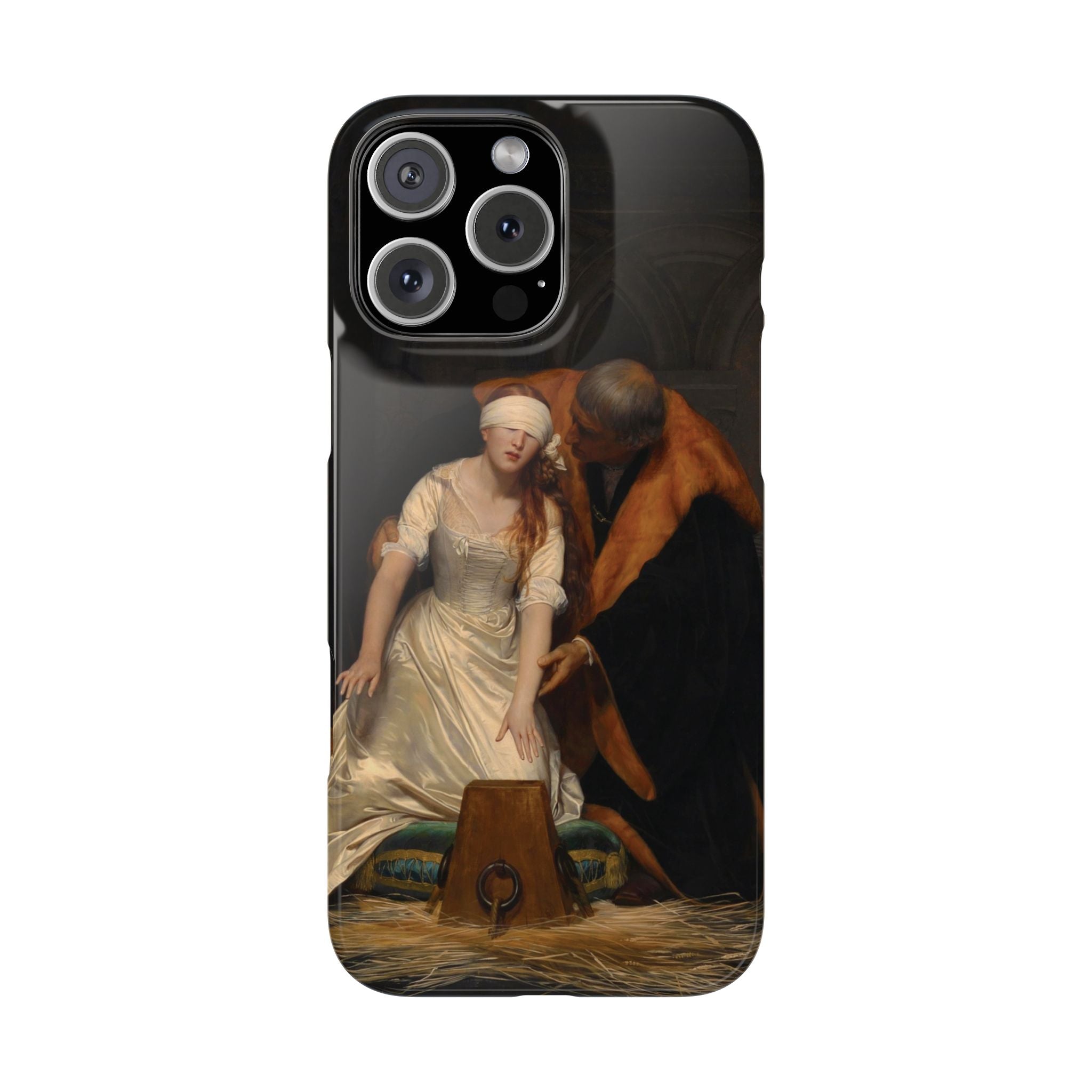 The Execution of Lady Jane Grey by Paul Delaroche - iPhone Slim Case
