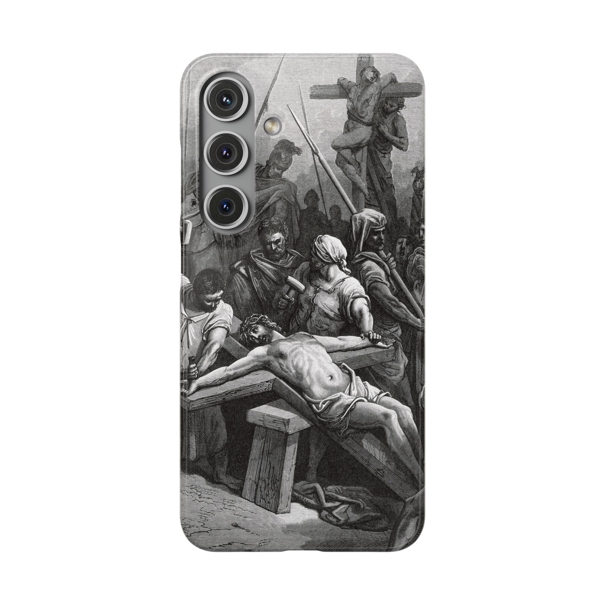 Crucifixion of Jesus by Gustave Doré - Samsung Slim Case