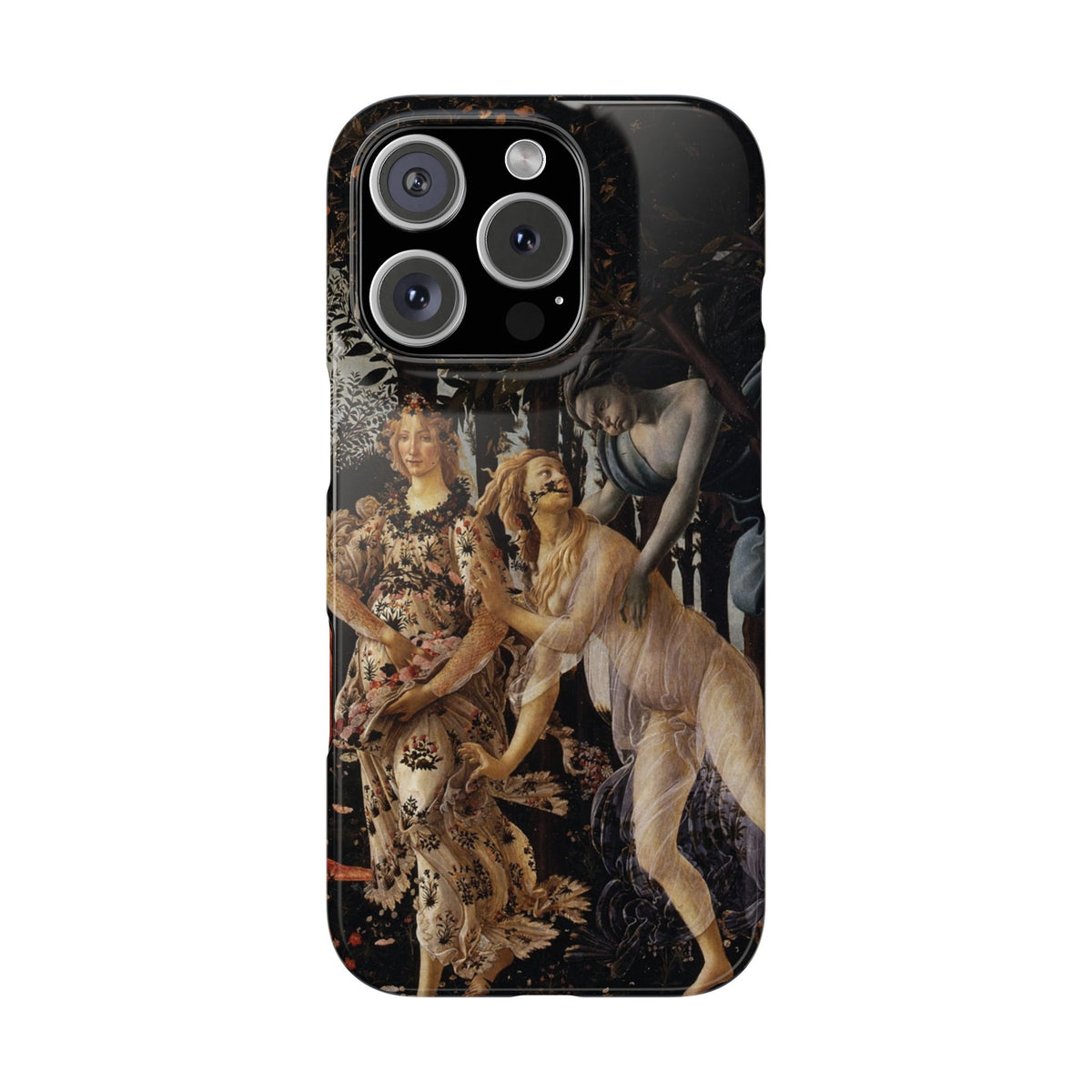 Flora and Zephyr from Primavera by Sandro Botticelli - iPhone Slim Case