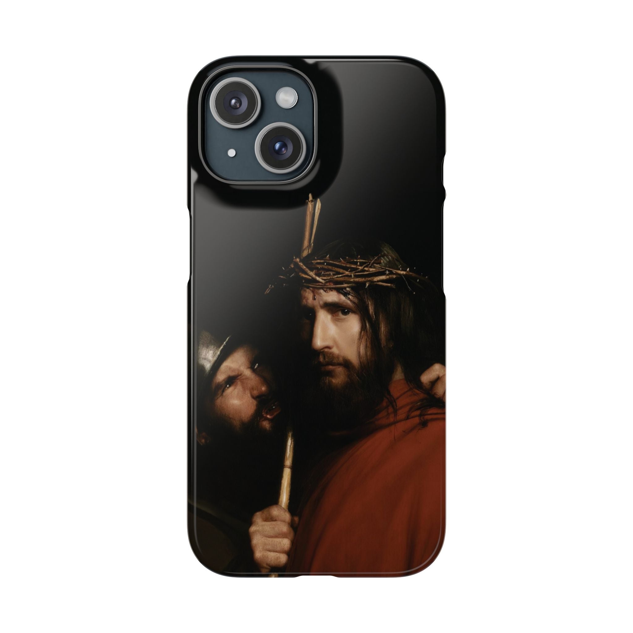 The Mocking of Christ by Carl Bloch - iPhone Slim Case