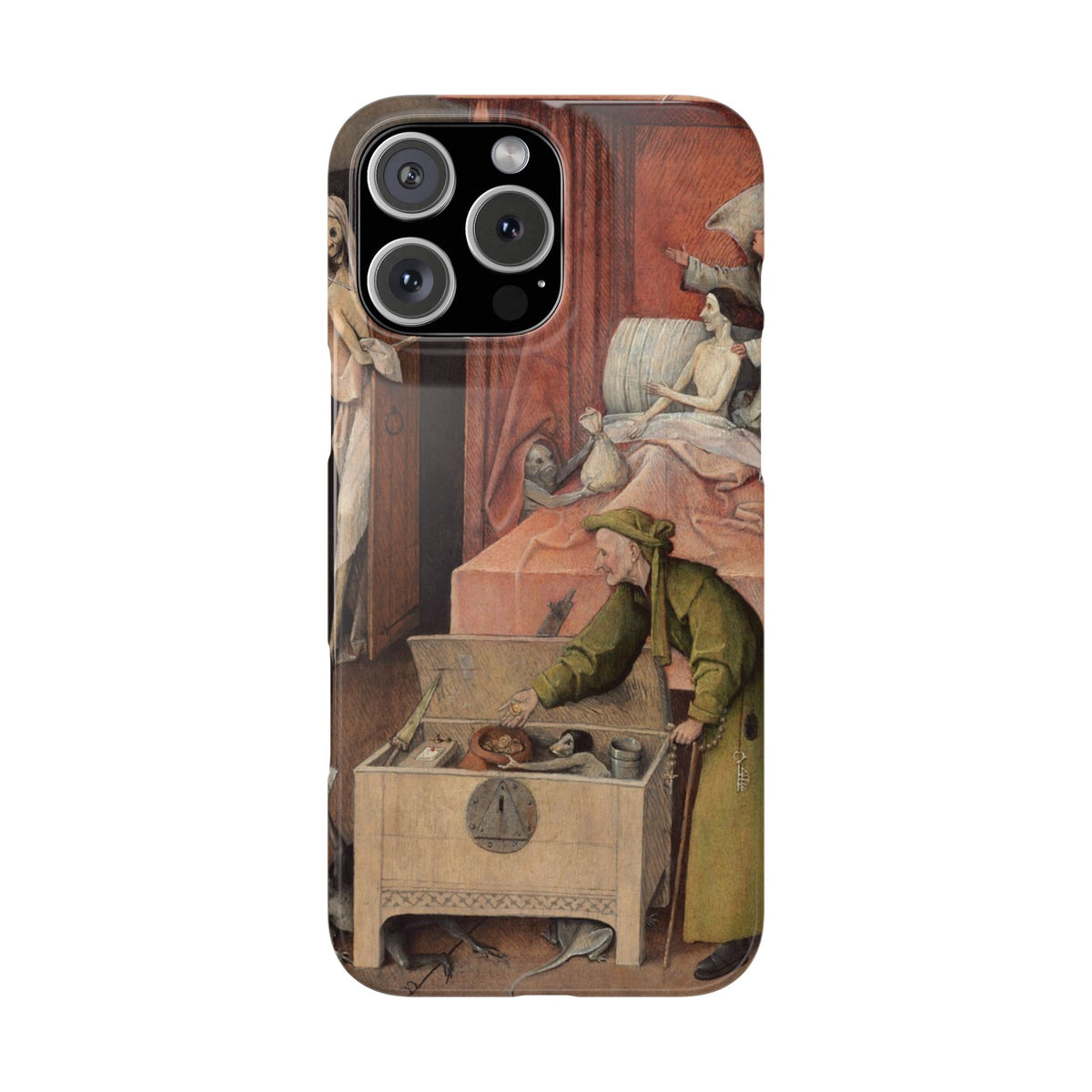 The Death of the Miser by Hieronymus Bosch - iPhone Slim Case