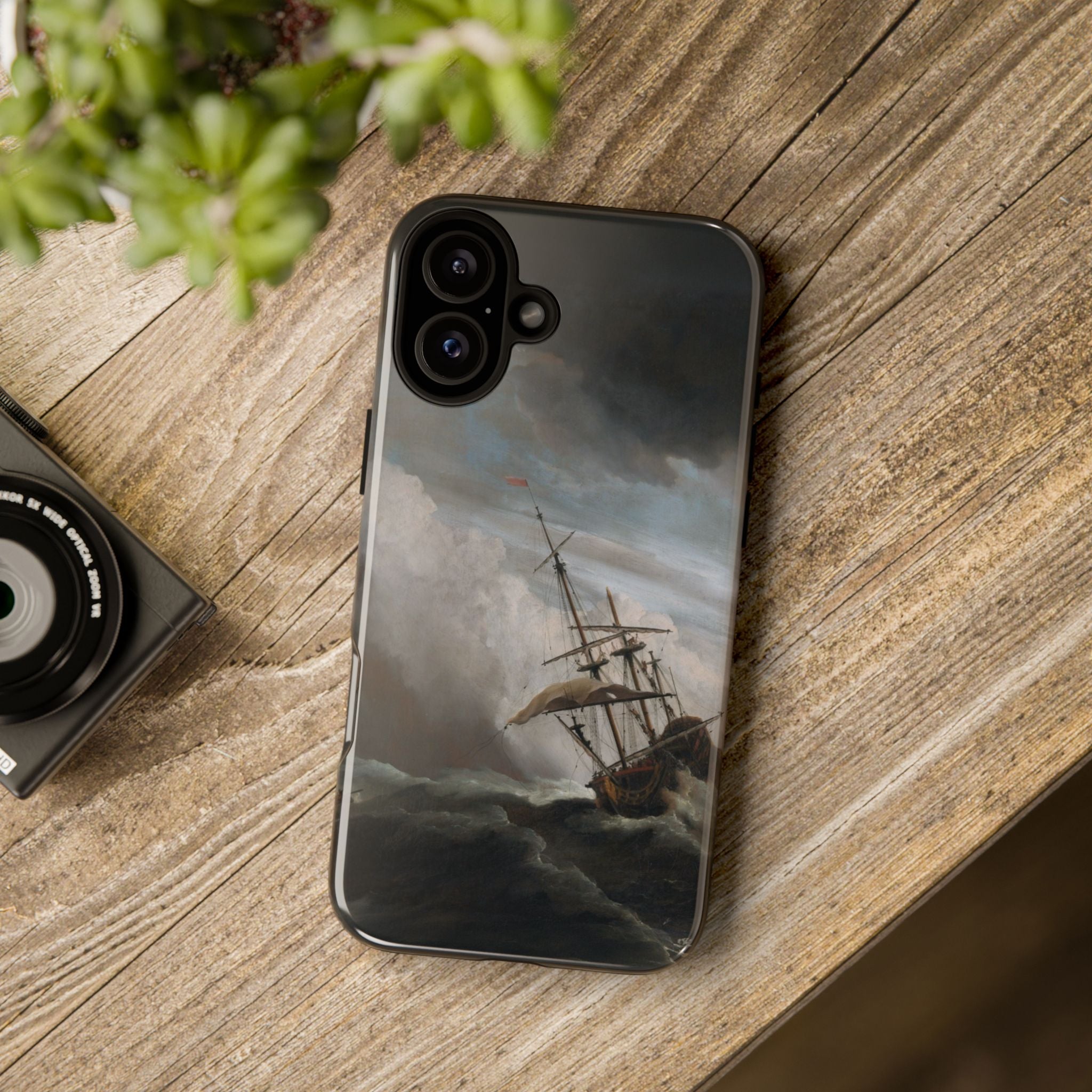 The Gust di Willem van de Velde - Cover rigida per iPhone