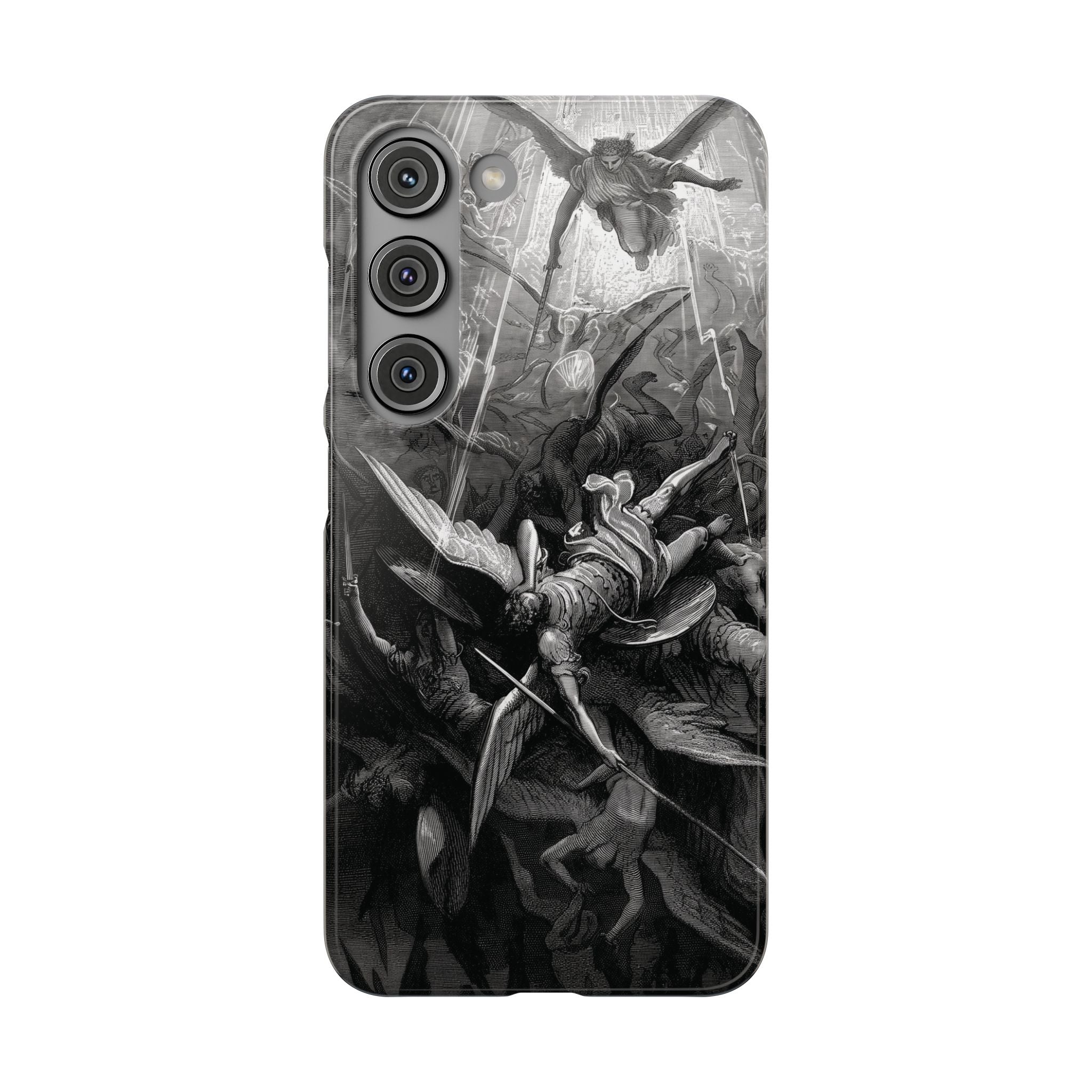 Paradise Lost |The Battle in Heaven by Gustave Doré - Samsung Slim Case