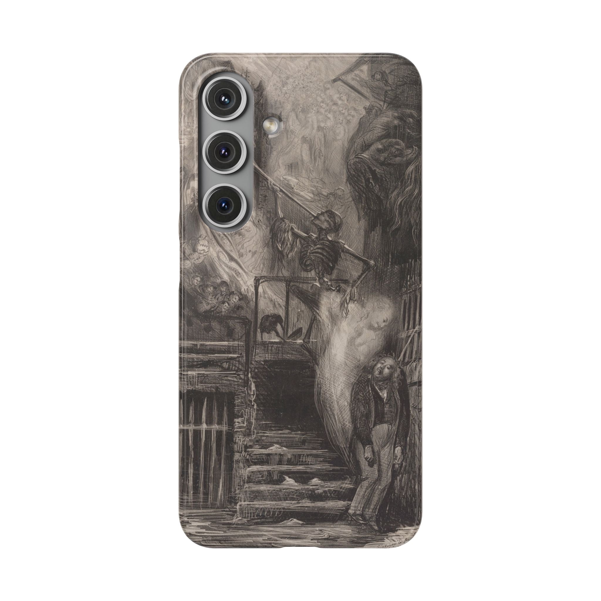 La Rue de la Vieille Lanterne (The Suicide of Gérard de Nerval) by Gustave Doré - Samsung Slim Case