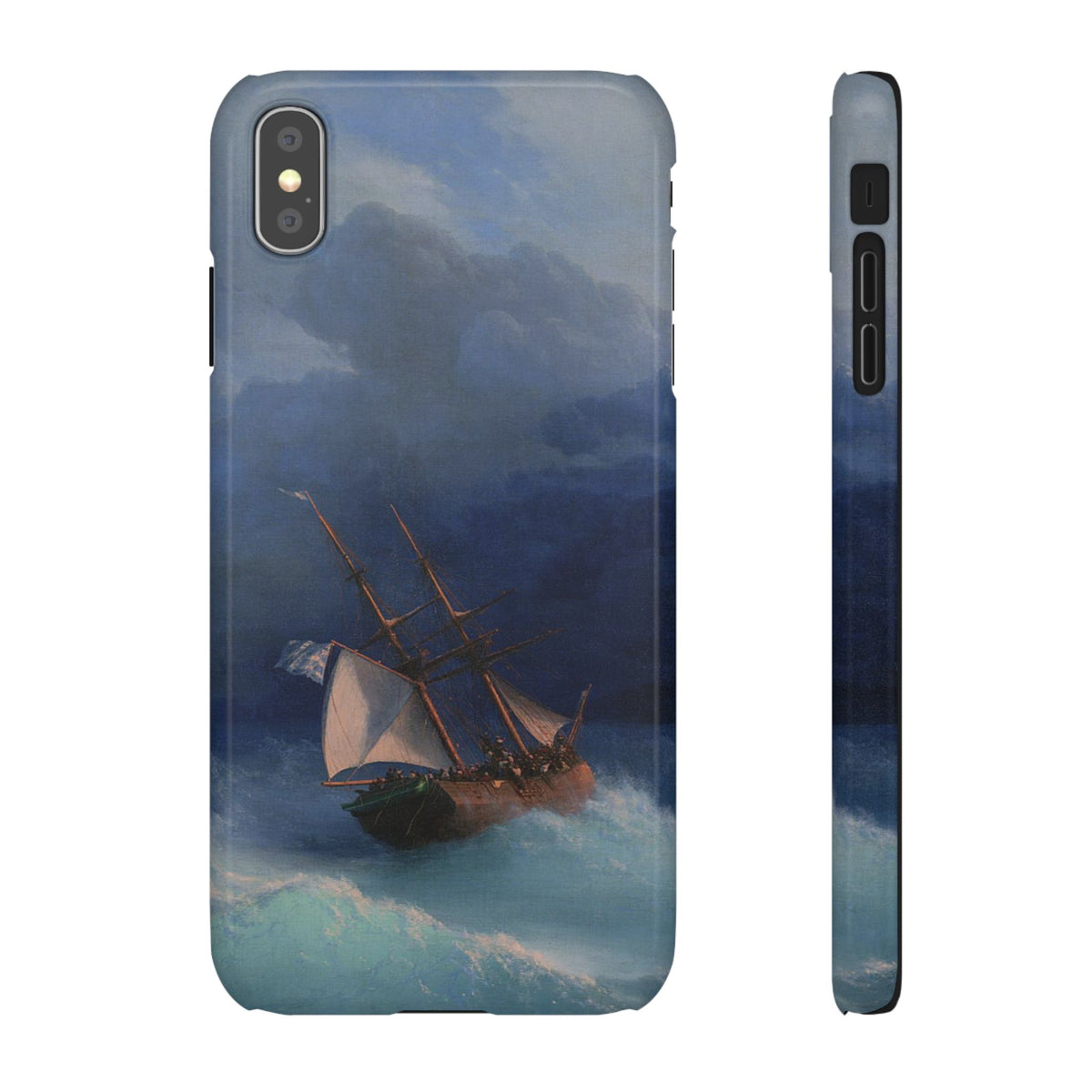 Along the Coast by Ivan Aivazovsky - iPhone Slim Case