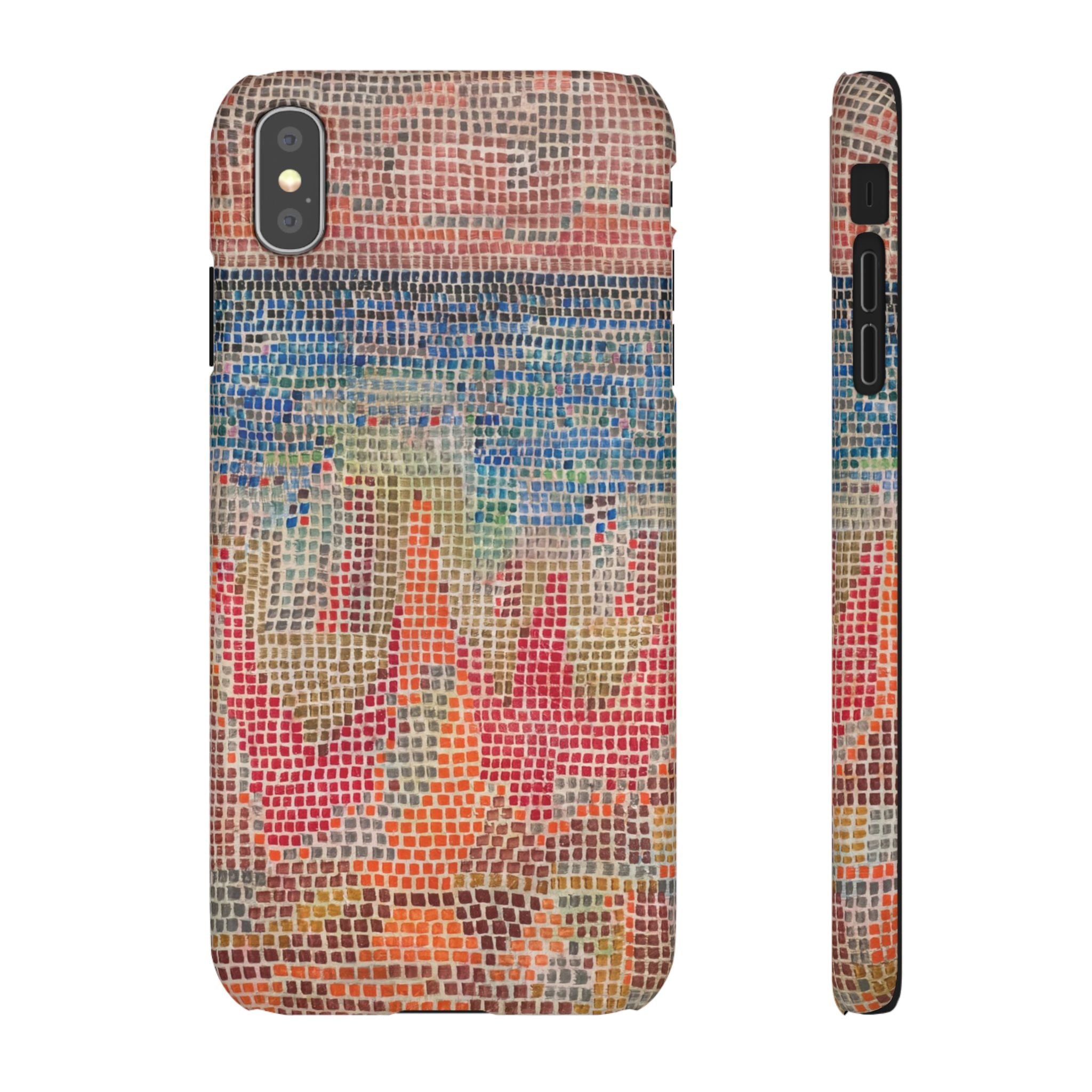 Cliffs by the sea by Paul Klee - iPhone Slim Case
