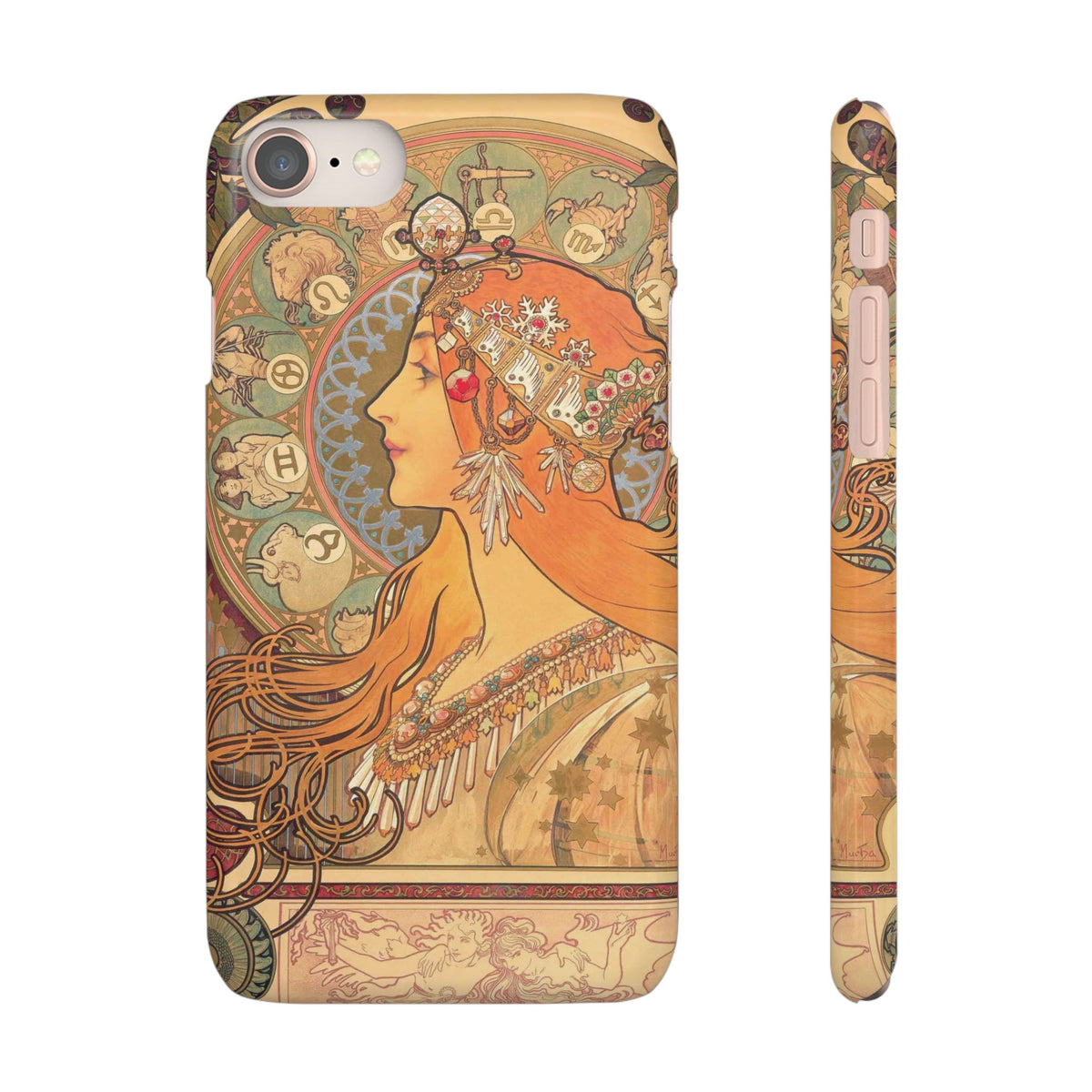 Zodiac by Alphonse Mucha - iPhone Slim Case