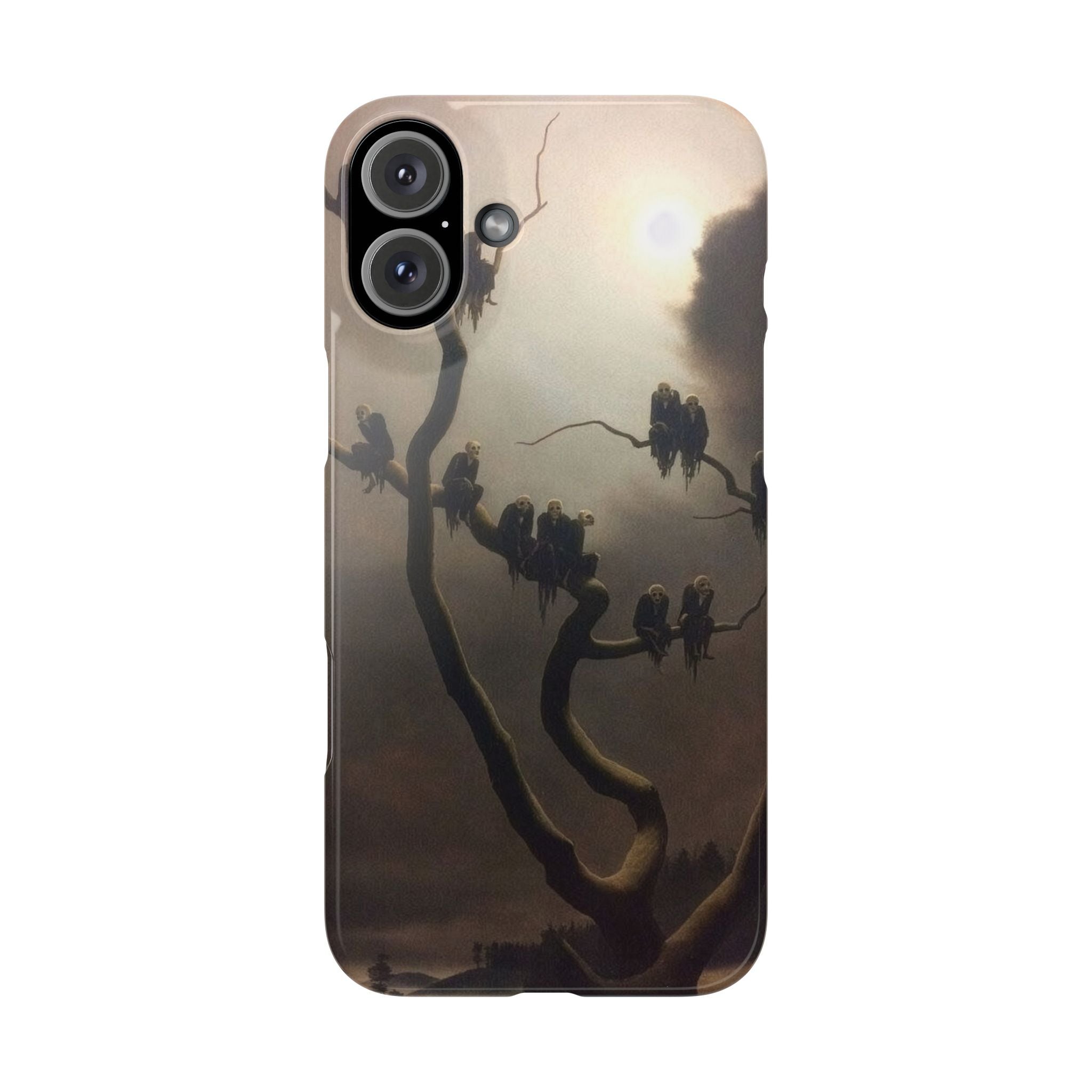 Ghosts on a Tree by Franz Sedlacek - iPhone Slim Case