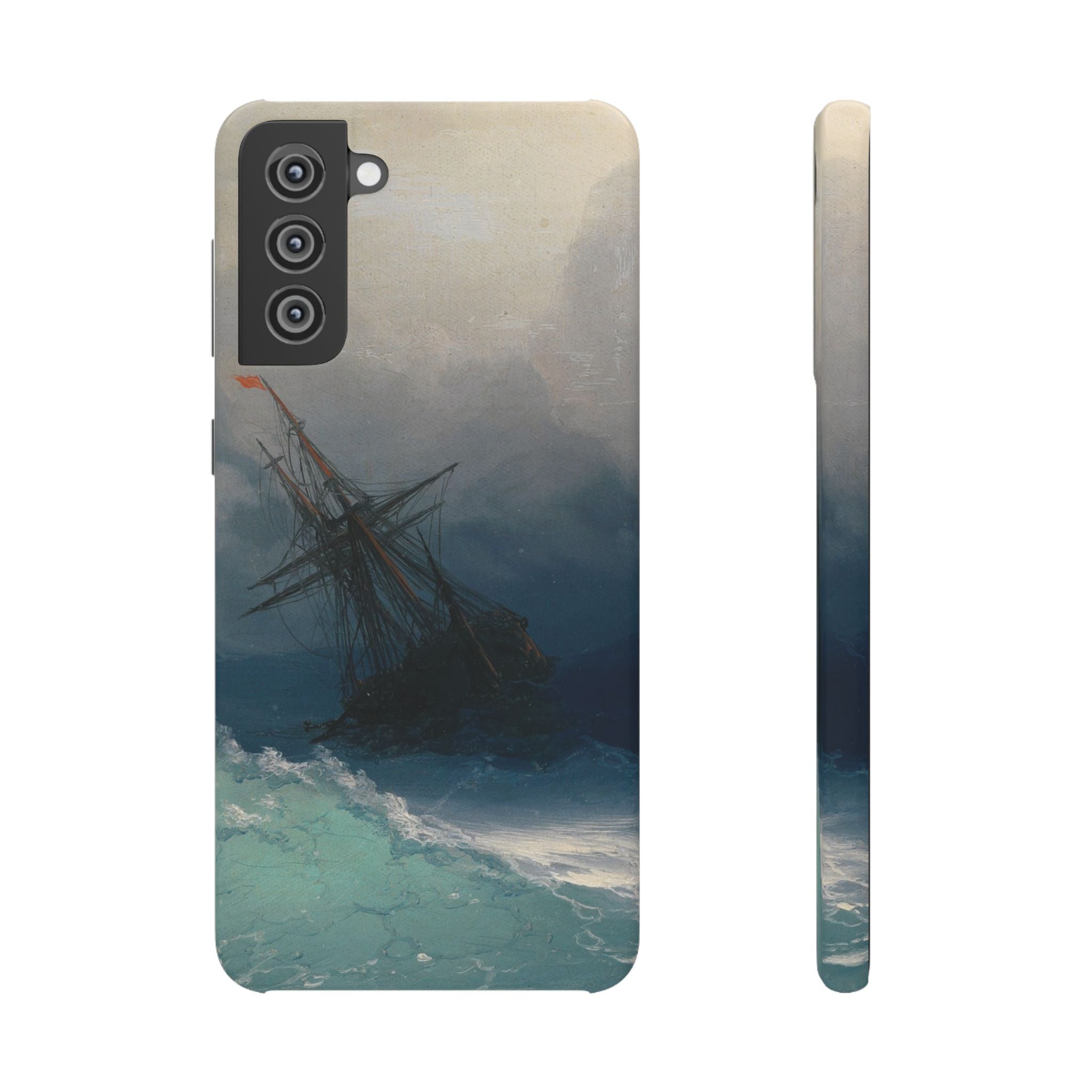 Ship on Stormy Seas by Ivan Aivazovsky - Samsung Slim Case