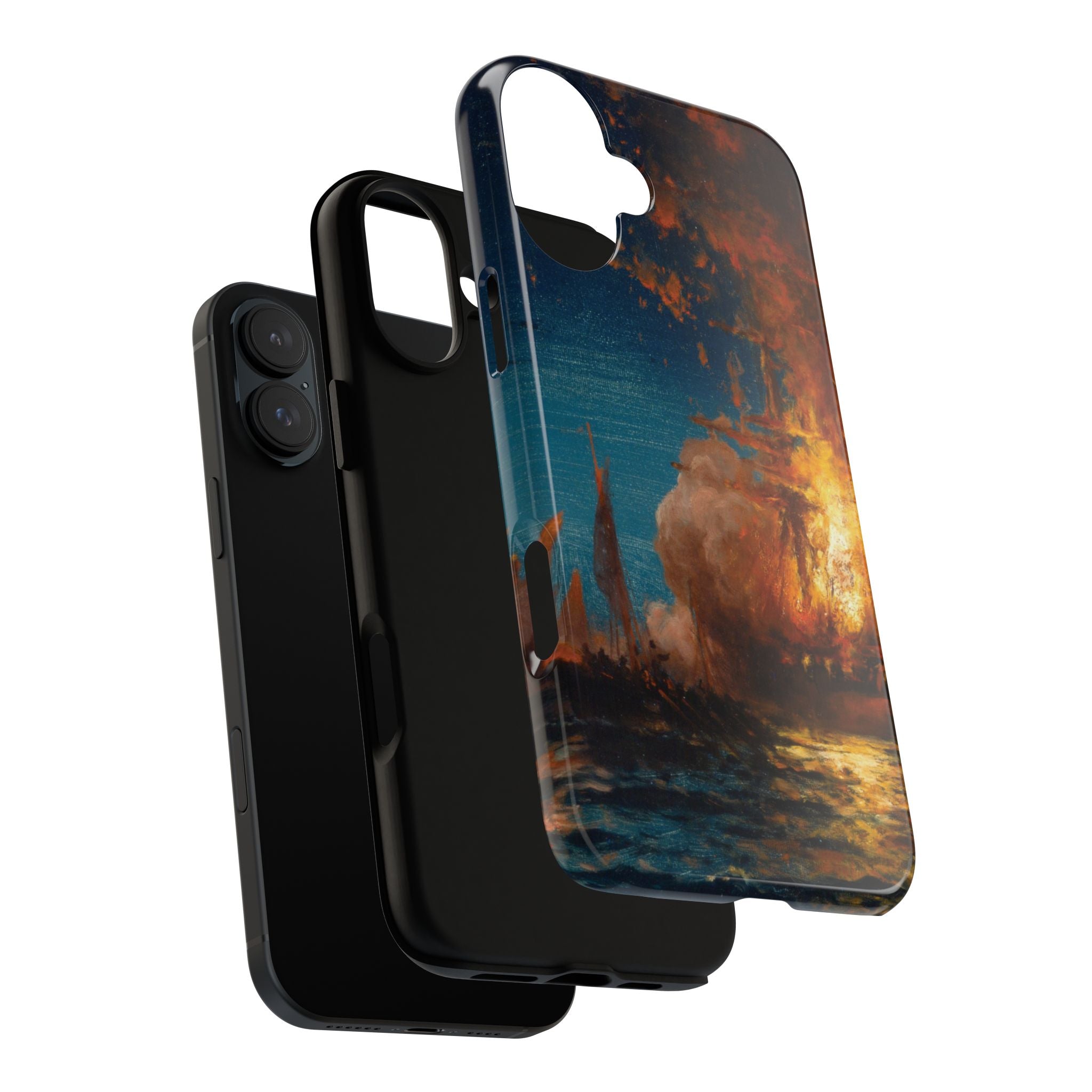 Burning of the Frigate Philadelphia in the Harbor of Tripoli by Edward Moran - iPhone Tough Case