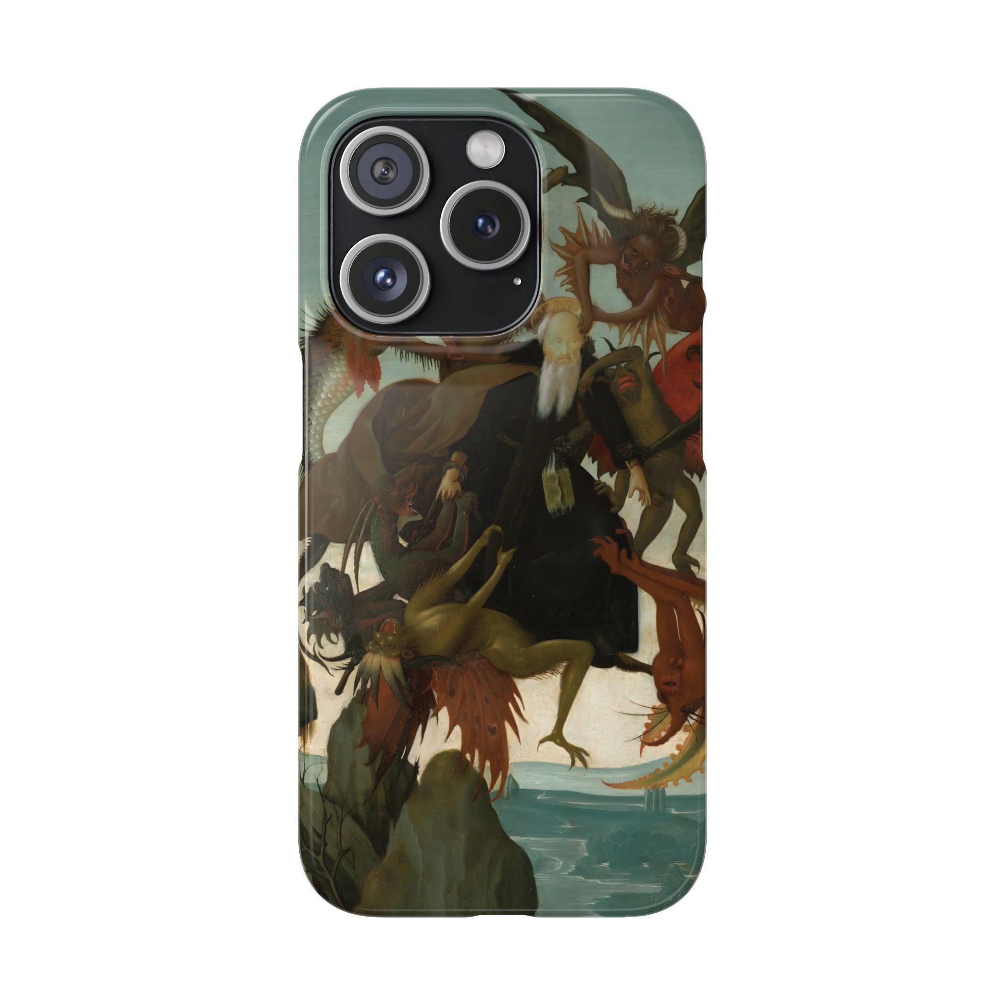 The Torment of Saint Anthony by Michelangelo Buonarroti - iPhone Slim Case