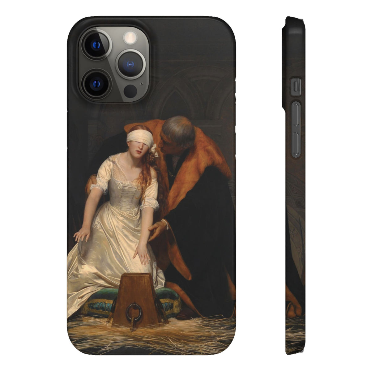 The Execution of Lady Jane Grey by Paul Delaroche - iPhone Slim Case
