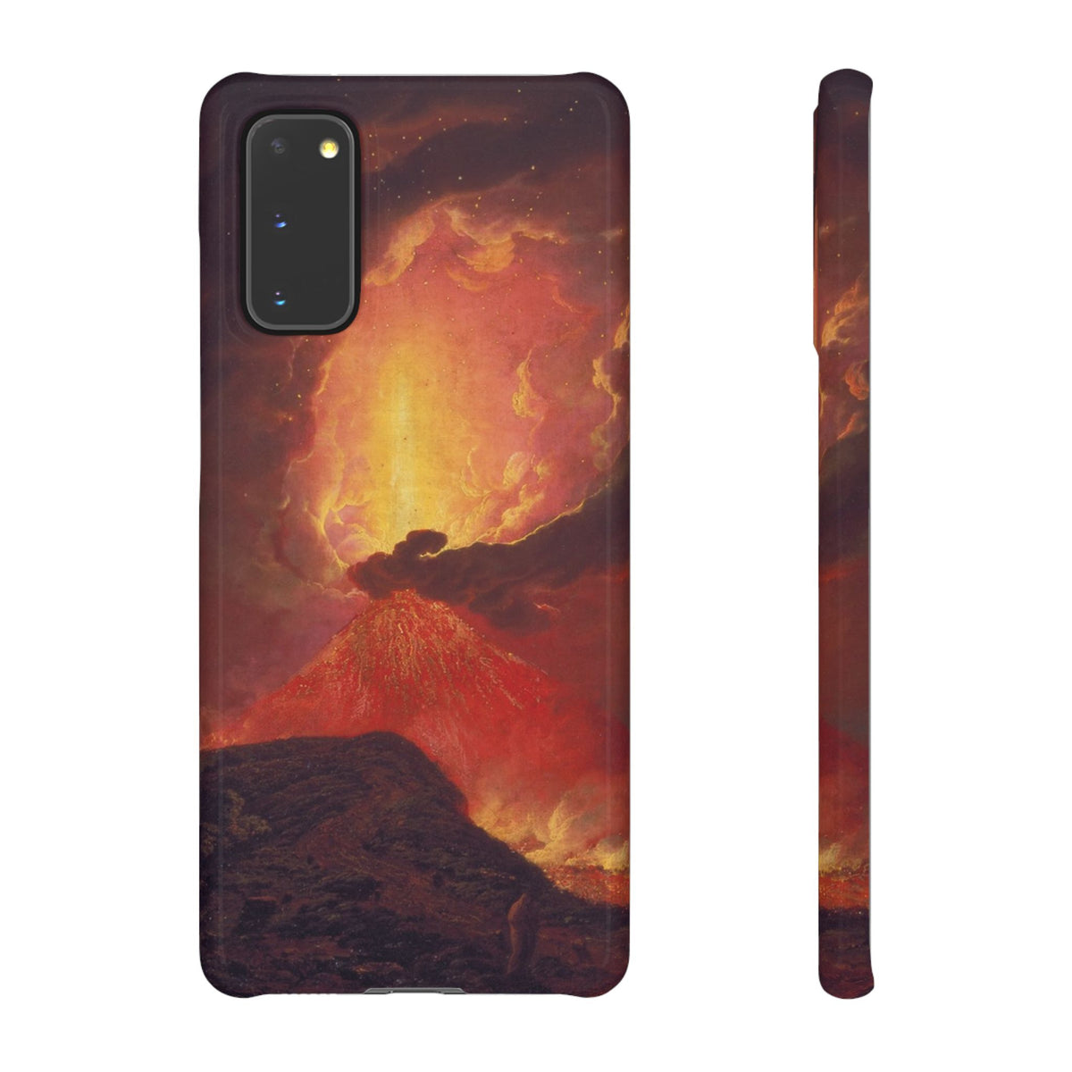 Vesuvius in Eruption by Joseph Wright of Derby - Samsung Slim Case