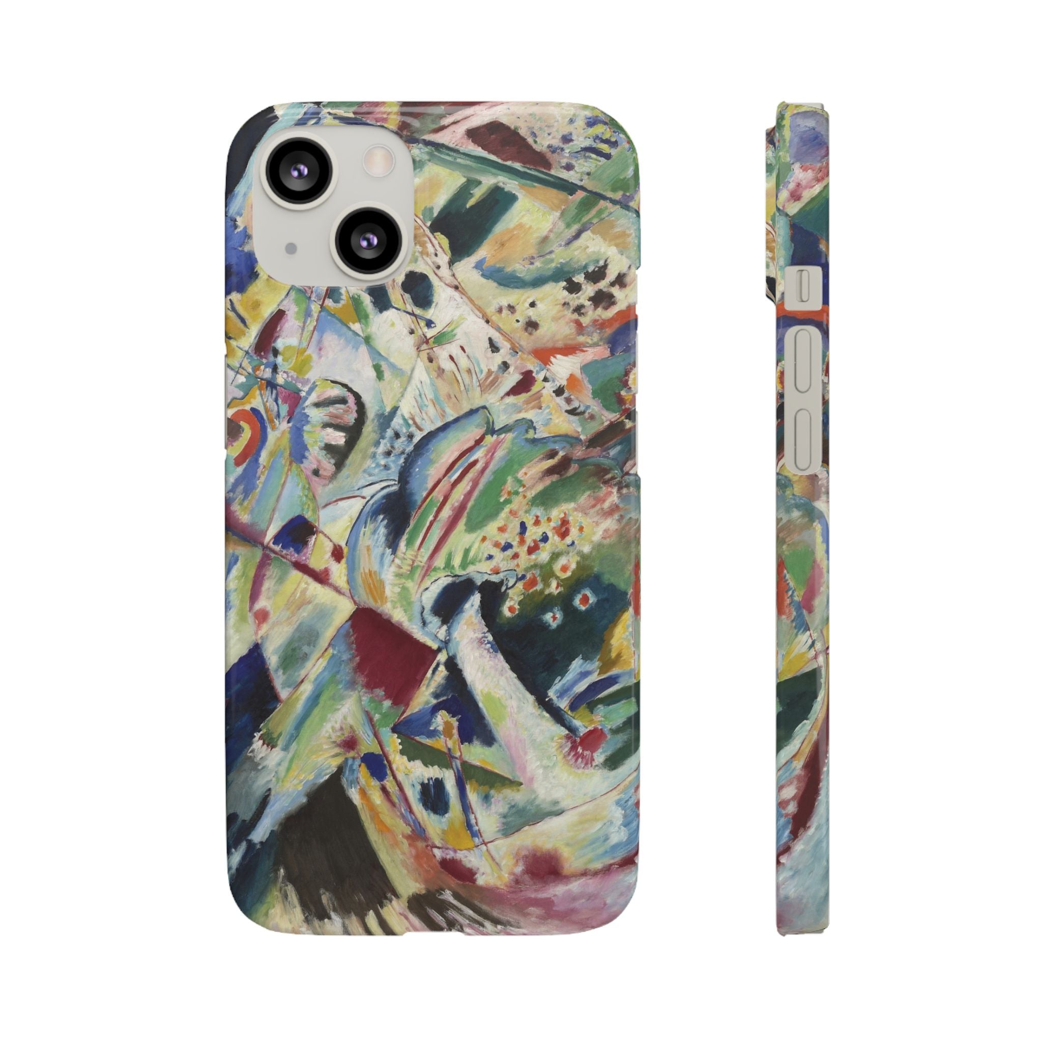 Panel for Edwin R. Campbell No. 4 by Vasily Kandinsky - iPhone Slim Case