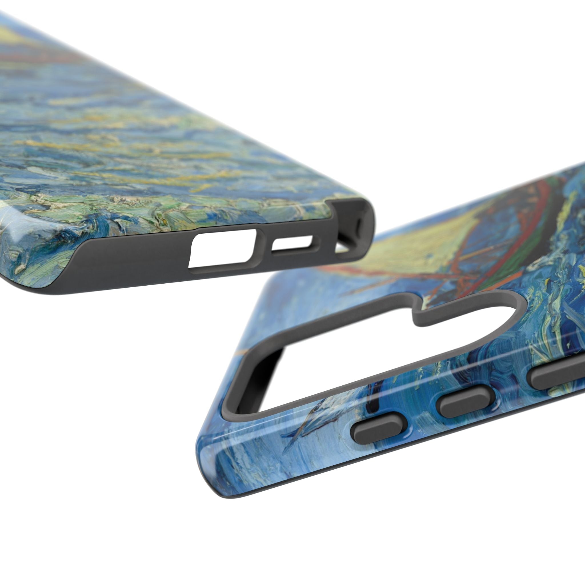 Fishing Boats at Sea by Vincent van Gogh - Samsung Tough Case
