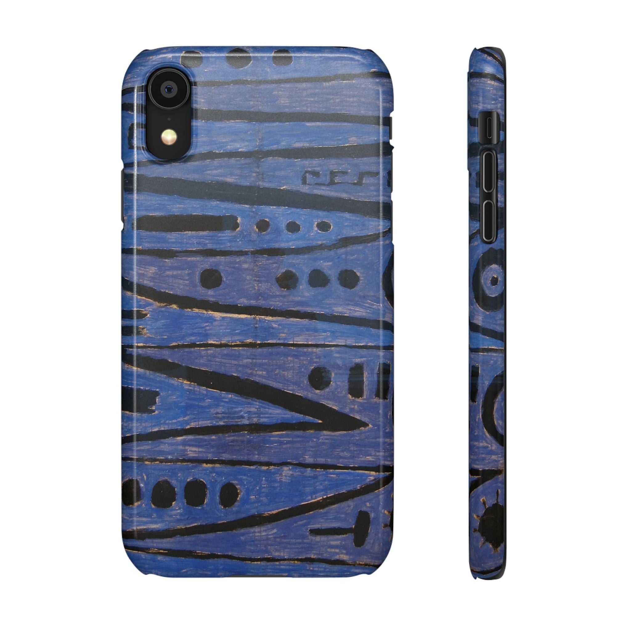 Heroic strokes of the bow by Paul Klee - iPhone Slim Case