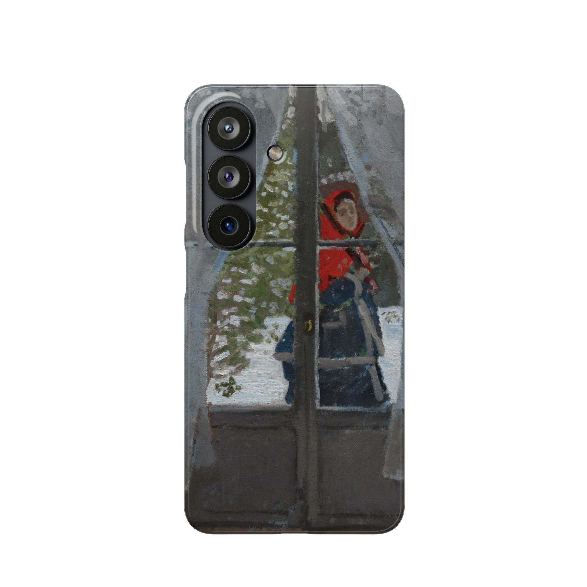 Le mouchoir rouge by Claude Monet - Samsung Slim Case