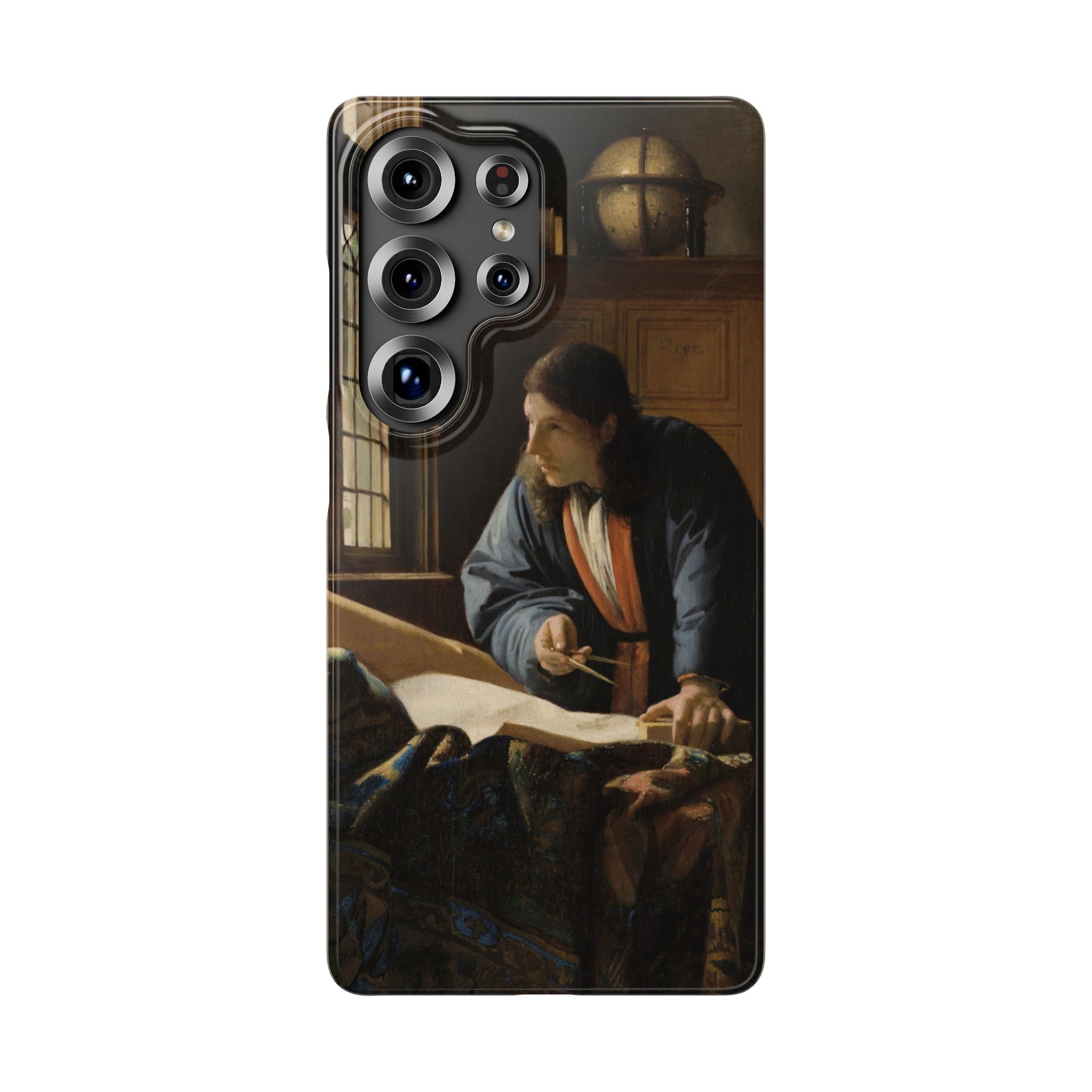 The Geographer by Johannes Vermeer - Samsung Slim Case