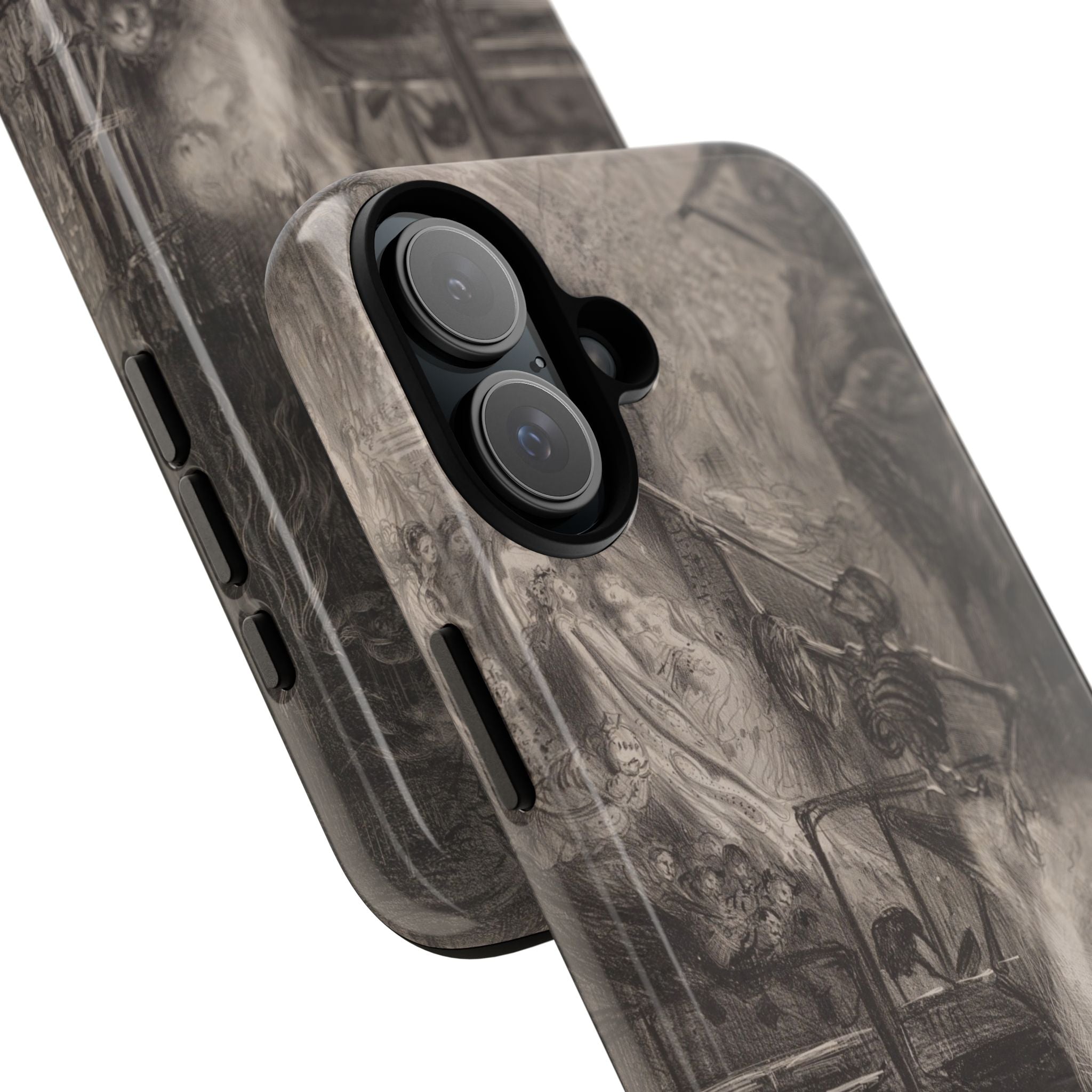 La Rue de la Vieille Lanterne (The Suicide of Gérard de Nerval) by Gustave Doré - iPhone Tough Case