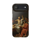 The Death of Socrates by Jacques-Louis David - iPhone Slim Case