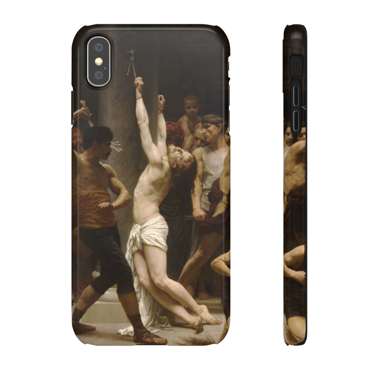 The Flagellation of Our Lord Jesus Christ by William-Adolphe Bouguereau - iPhone Slim Case