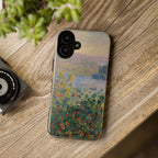 Flower Beds at Vétheuil by Claude Monet - iPhone Tough Case