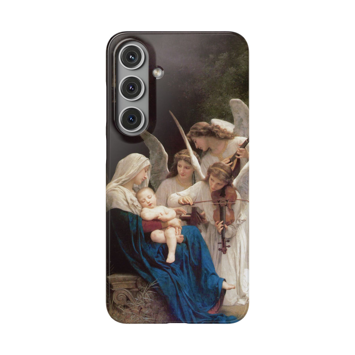 The Virgin of the angels by William-Adolphe Bouguereau - Samsung Slim Case