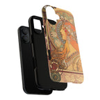 Zodiac by Alphonse Mucha - iPhone Tough Case