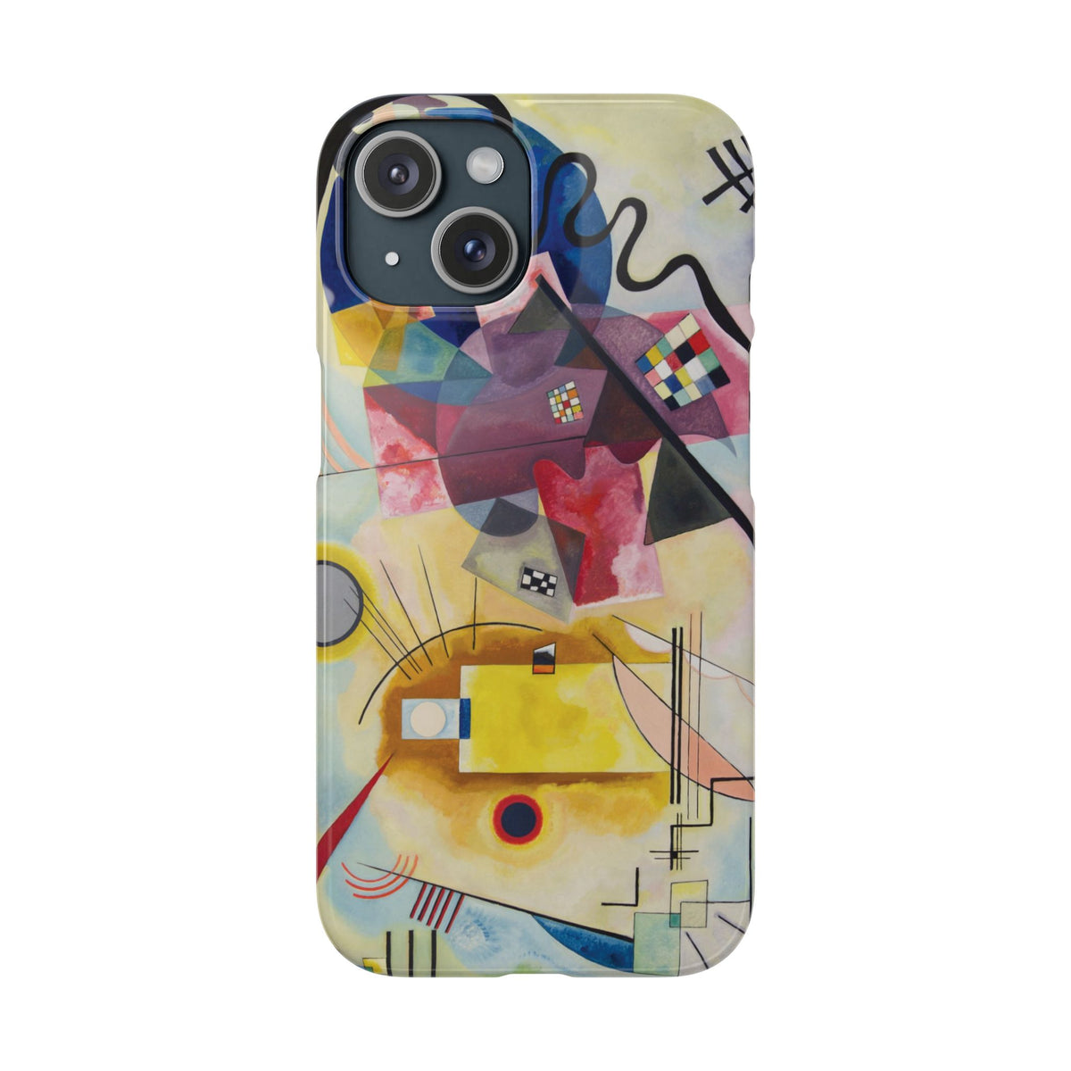 Yellow-Red-Blue by Vasily Kandinsky - iPhone Slim Case