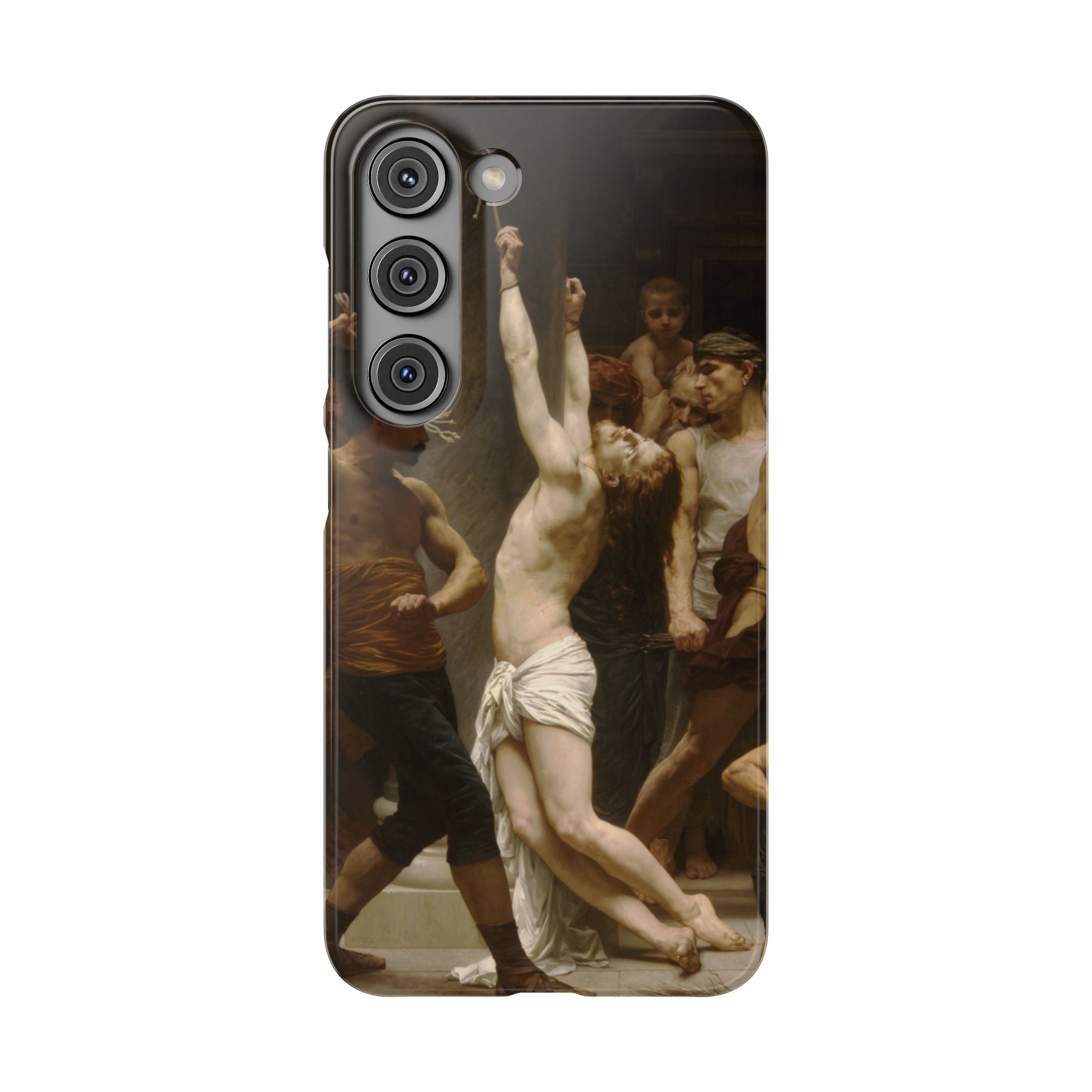 The Flagellation of Our Lord Jesus Christ by William-Adolphe Bouguereau - Samsung Slim Case