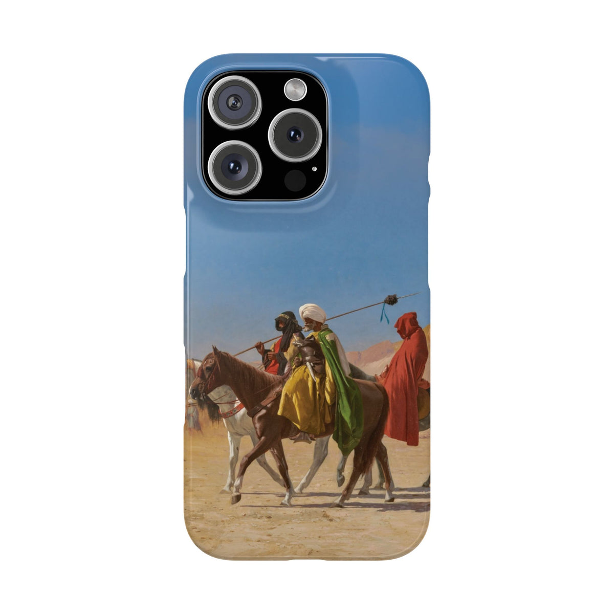 Riders Crossing The Desert by Jean-Leon Gerome - iPhone Slim Case