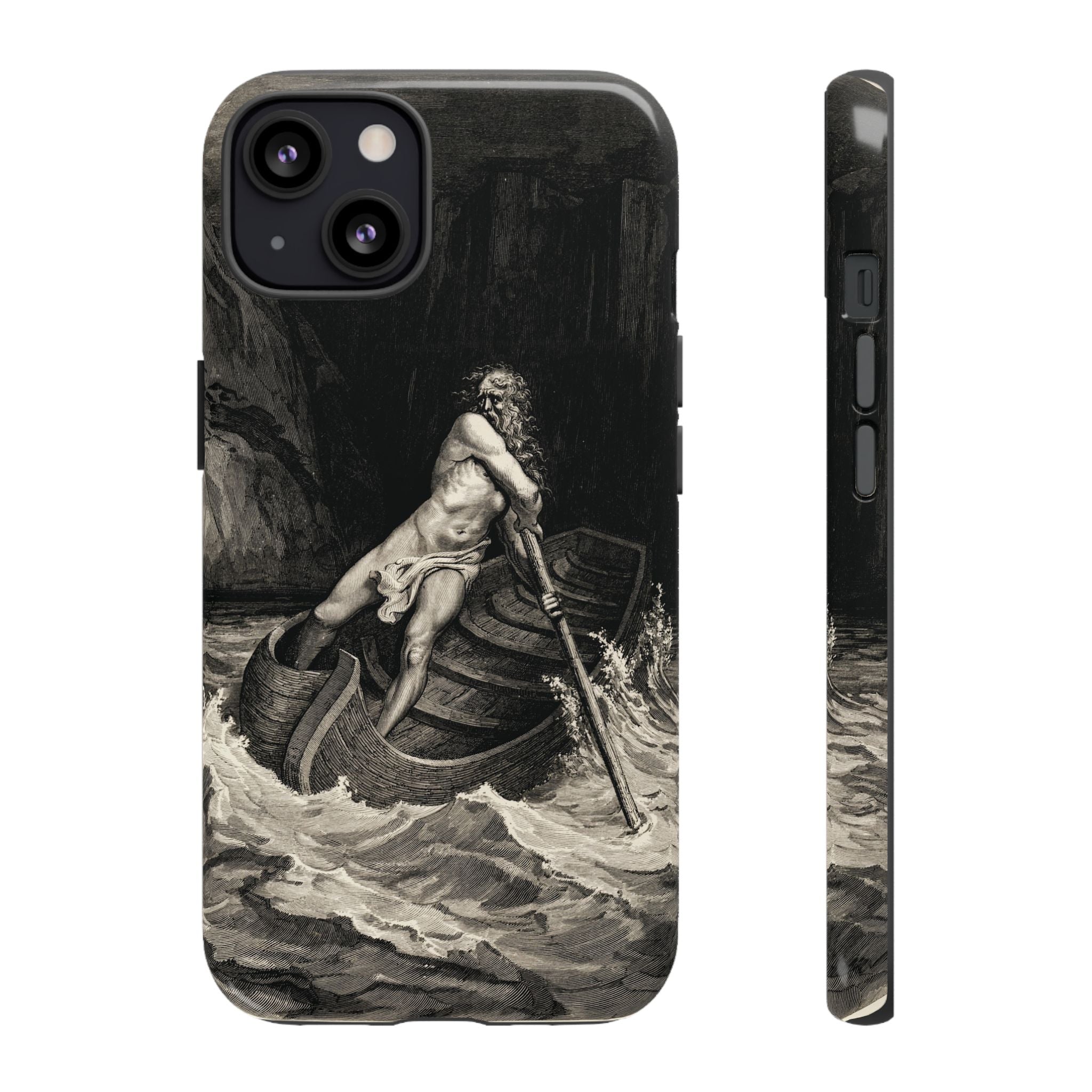 Canto III - Charon by Gustave Doré - iPhone Tough Case