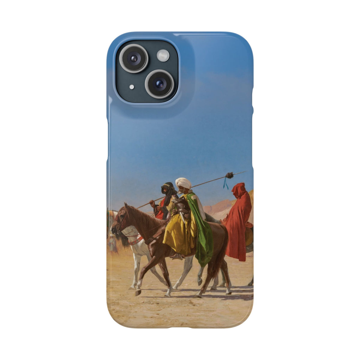 Riders Crossing The Desert by Jean-Leon Gerome - iPhone Slim Case
