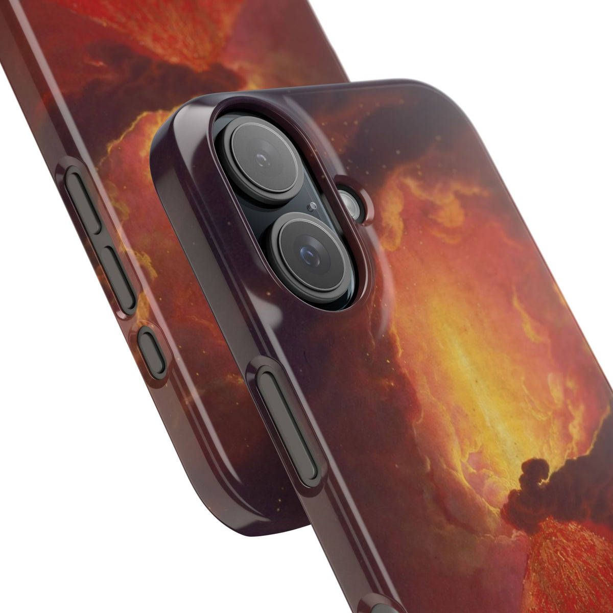 Vesuvius in Eruption by Joseph Wright of Derby - iPhone Slim Case