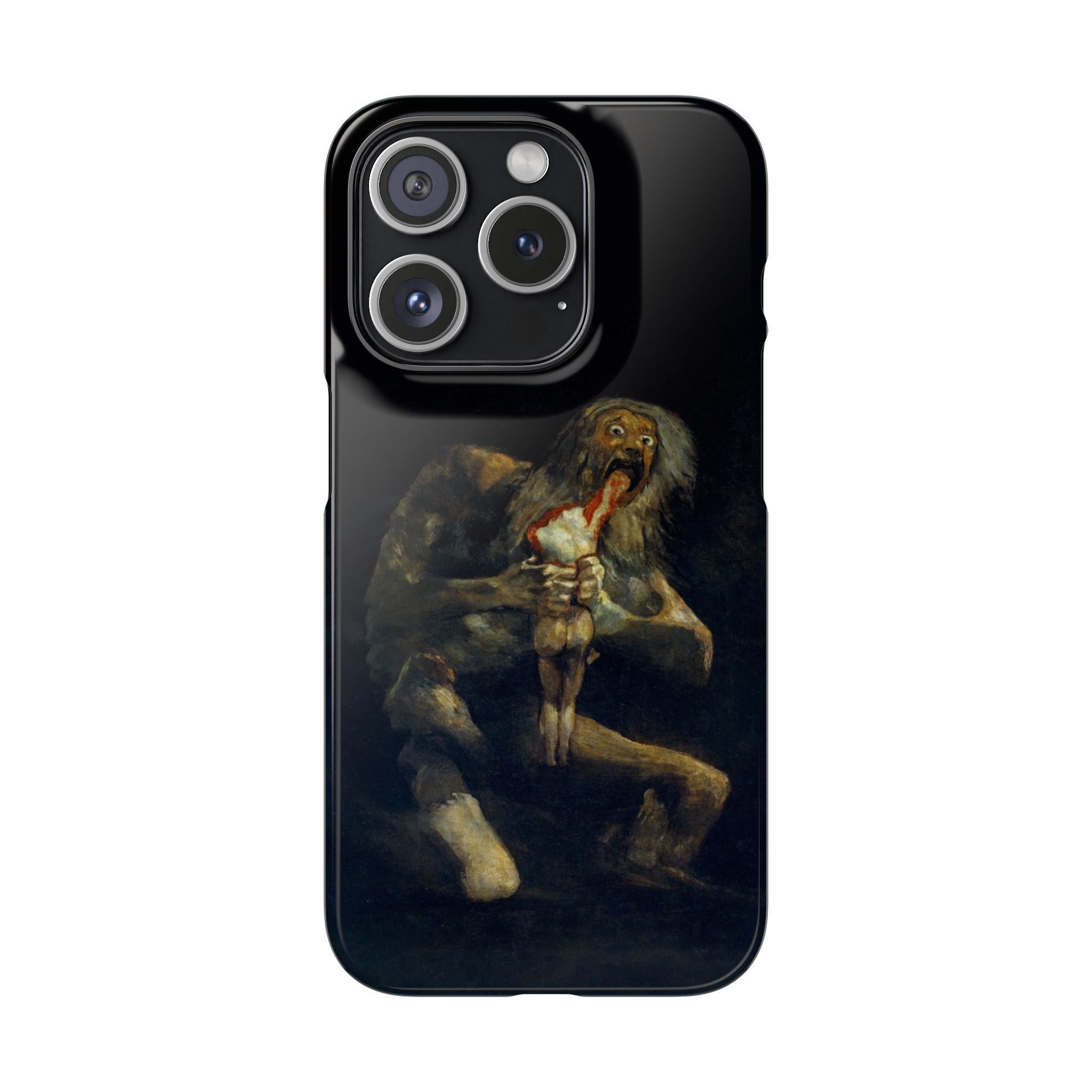 Saturn Devouring His Son by Goya - iPhone Slim Case